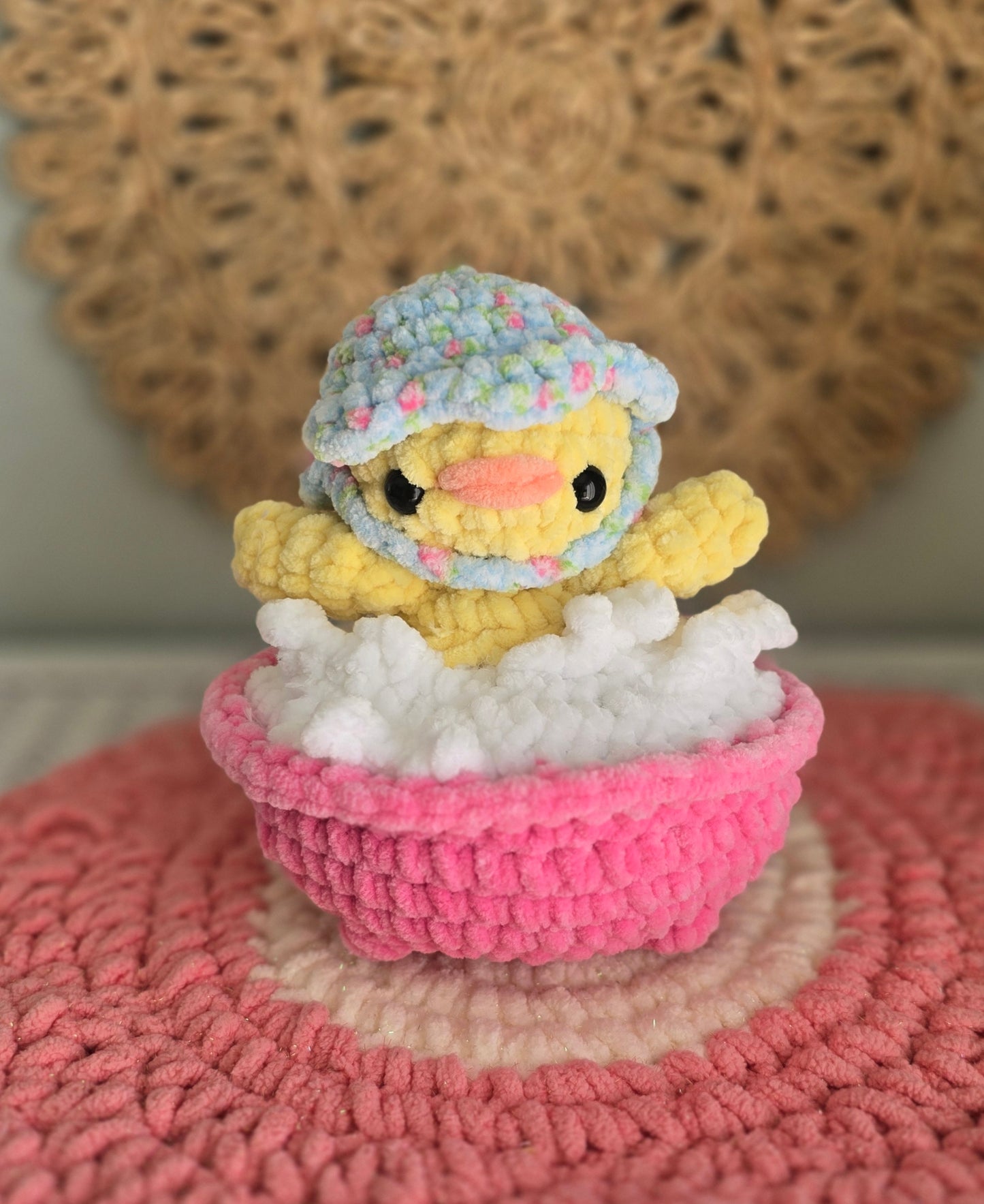 Crochet Pattern, Low-Sew Bathtub Animals, Amigurumi Bath Toys, Crochet Plush Pattern, Bubble Buddies, Beginner-Intermediate Crochet PDF