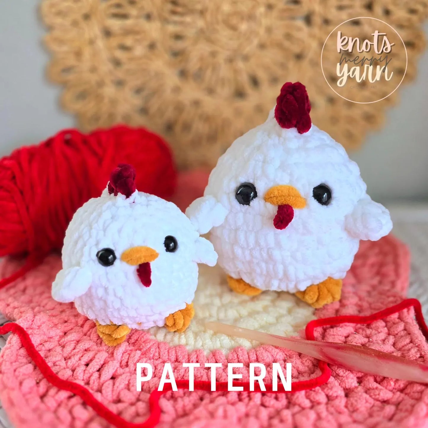 Rooster | CROCHET PATTERN | No Sew | Instant Download PDF | Easter | Ricki the Rooster