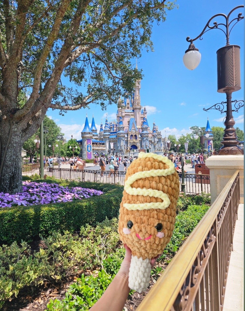 Corn Dog Crochet Pattern, No Sew, Amigurumi, Crochet Food, Plushie, PDF Download, KnotsMerryYarn