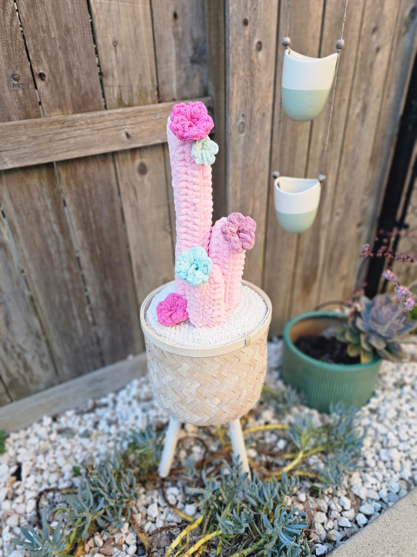 Jumbo Cactus Crochet Pattern, Jumbo Amigurumi, Decor, PDF Download, KnotsMerryYarn