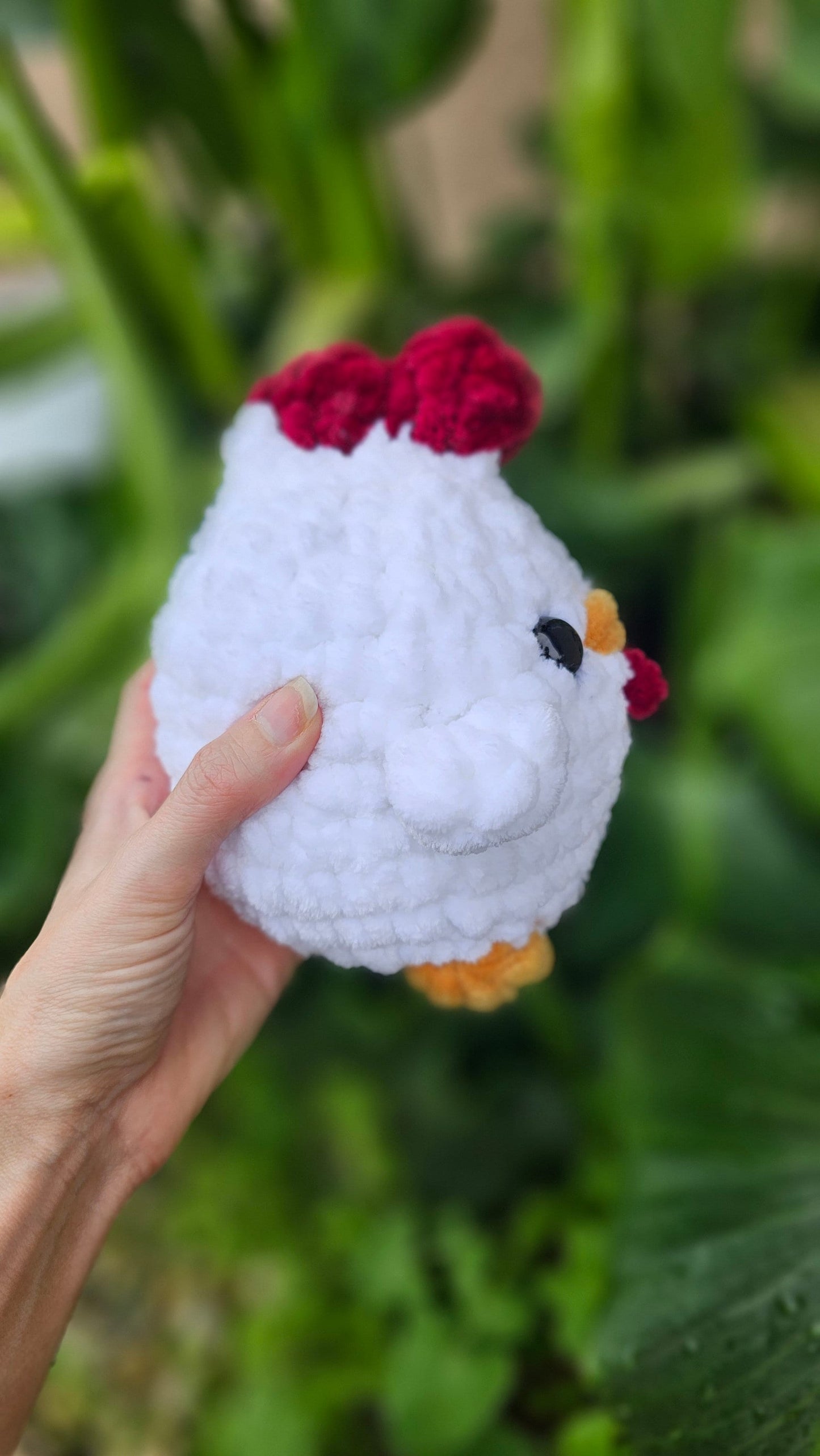Rooster Crochet Pattern, Beginner Friendly, Plushie, Amigurumi, PDF Download, KnotsMerryYarn