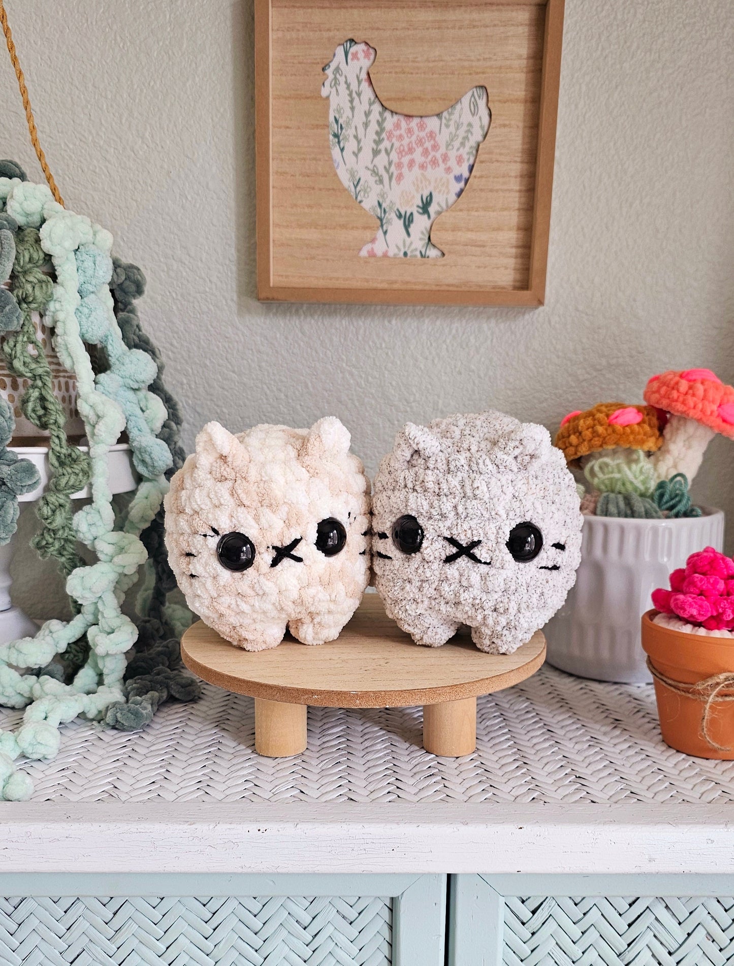 Cat | CROCHET PATTERN | Instant Download PDF | No Sew Option | Amigurumi | Chunky Cat | Fat Cat | Easy Crochet Pattern | Chubby Cat Plushie
