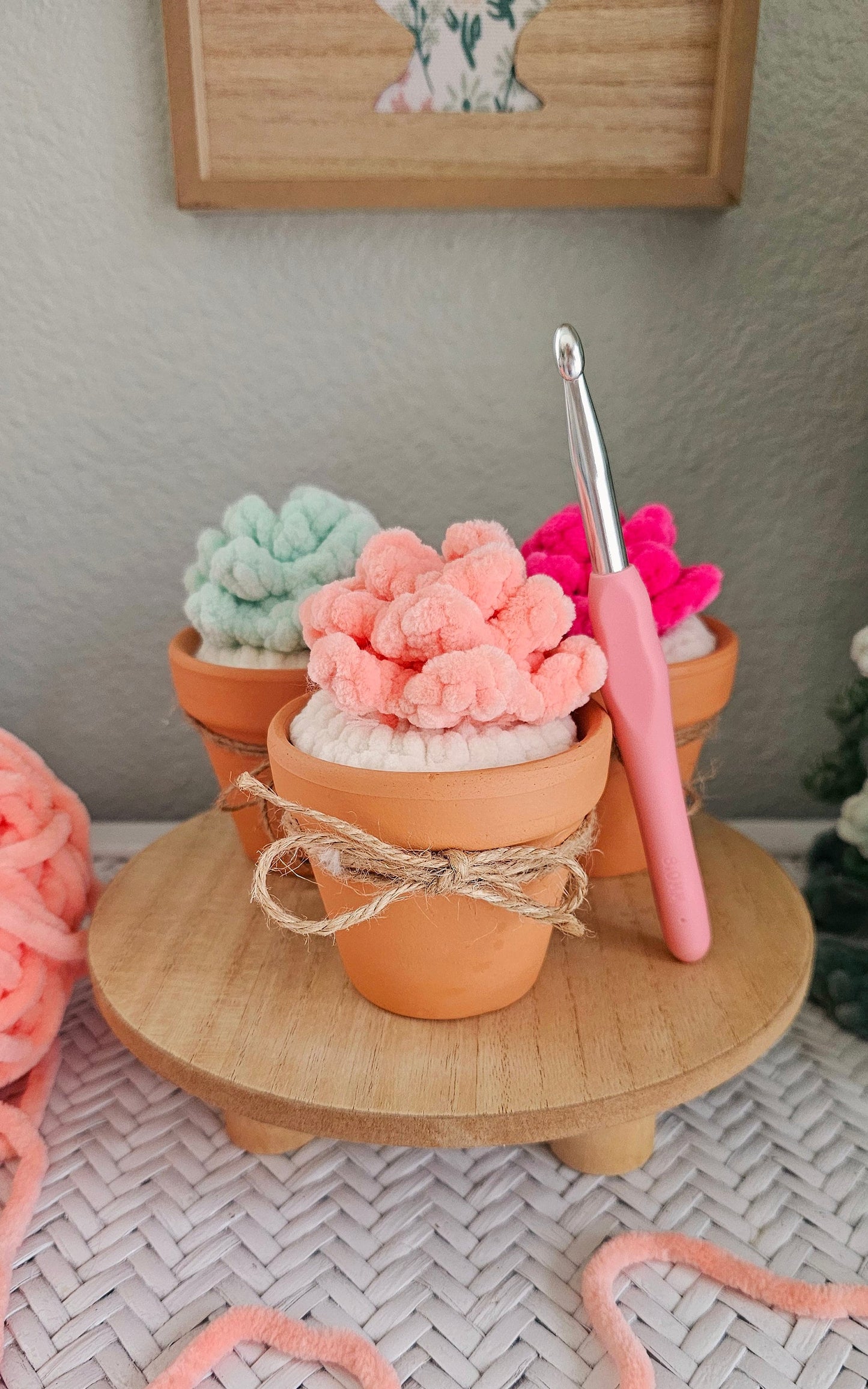 Cactus Bundle | CROCHET PATTERN | No/Low Sew | Instant Download PDF | Cactus and Succulents | 4 in 1