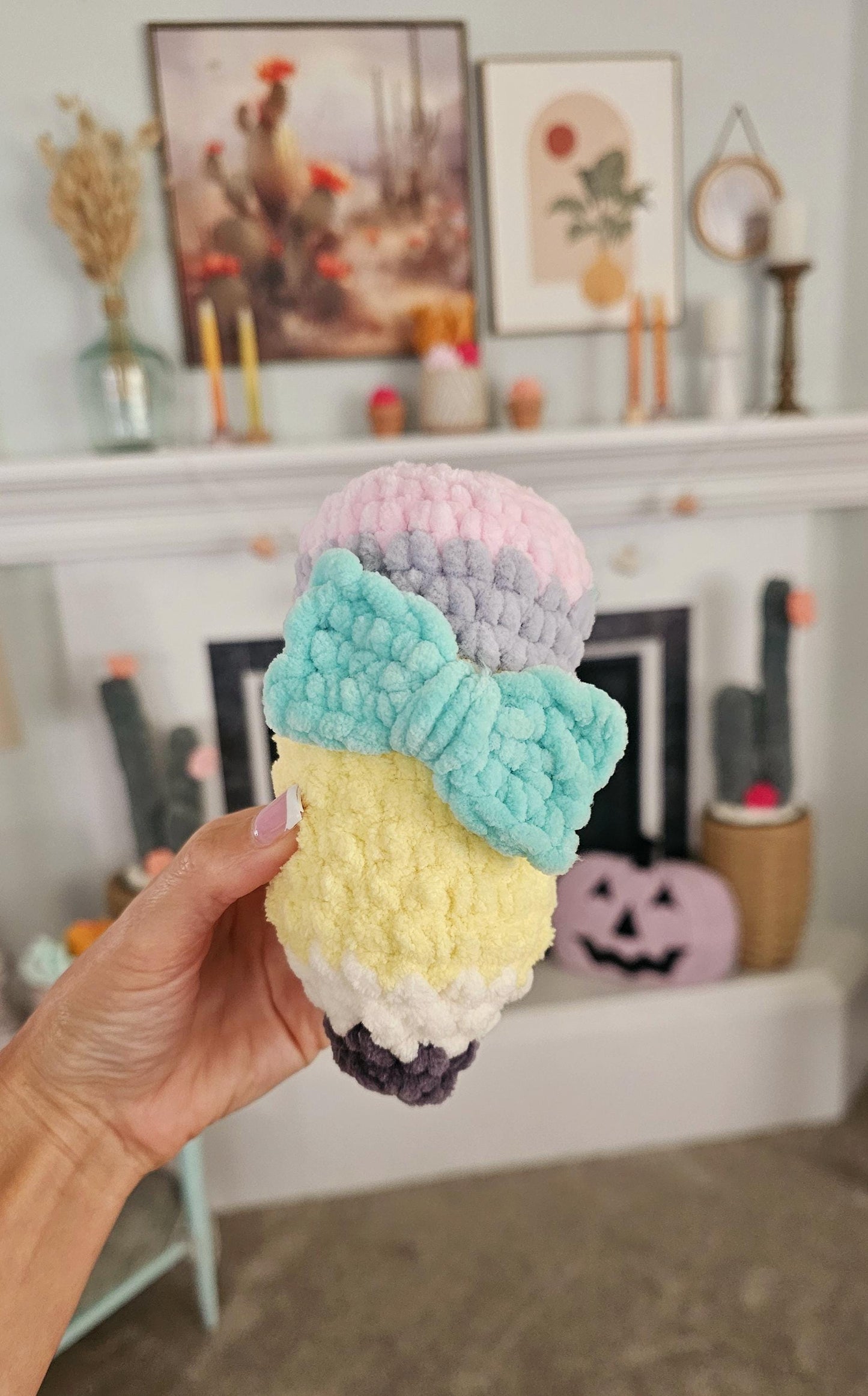 Pencil Crochet Pattern, No Sew, Amigurumi, PDF Download, KnotsMerryYarn