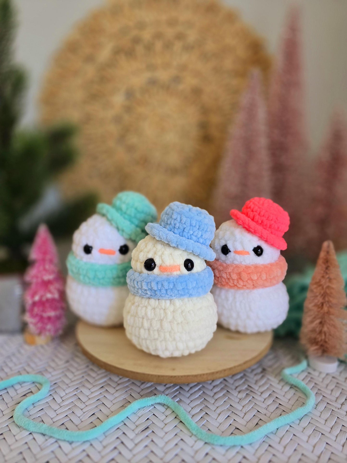 Snowman | CROCHET PATTERN | Instant Download PDF | Low Sew | Amigurumi | Baby Charlie