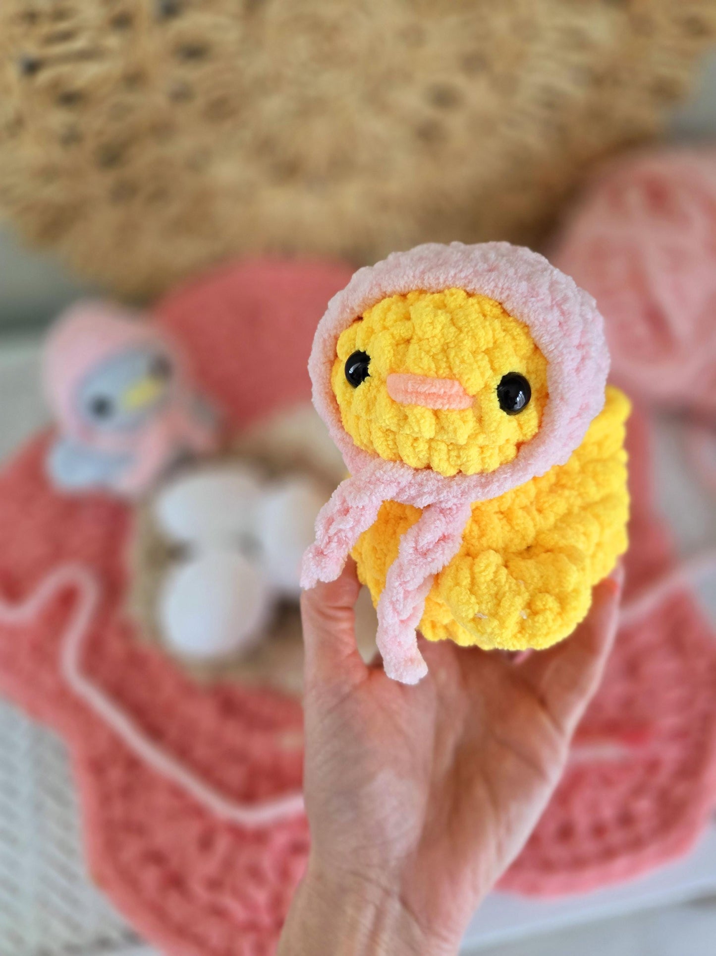 Bird and Egg Nest Bundle | CROCHET PATTERN | No Sew | Instant Download pdf | Amigurumi | Blue bird | Birdie | Hatchling | Bird Nest
