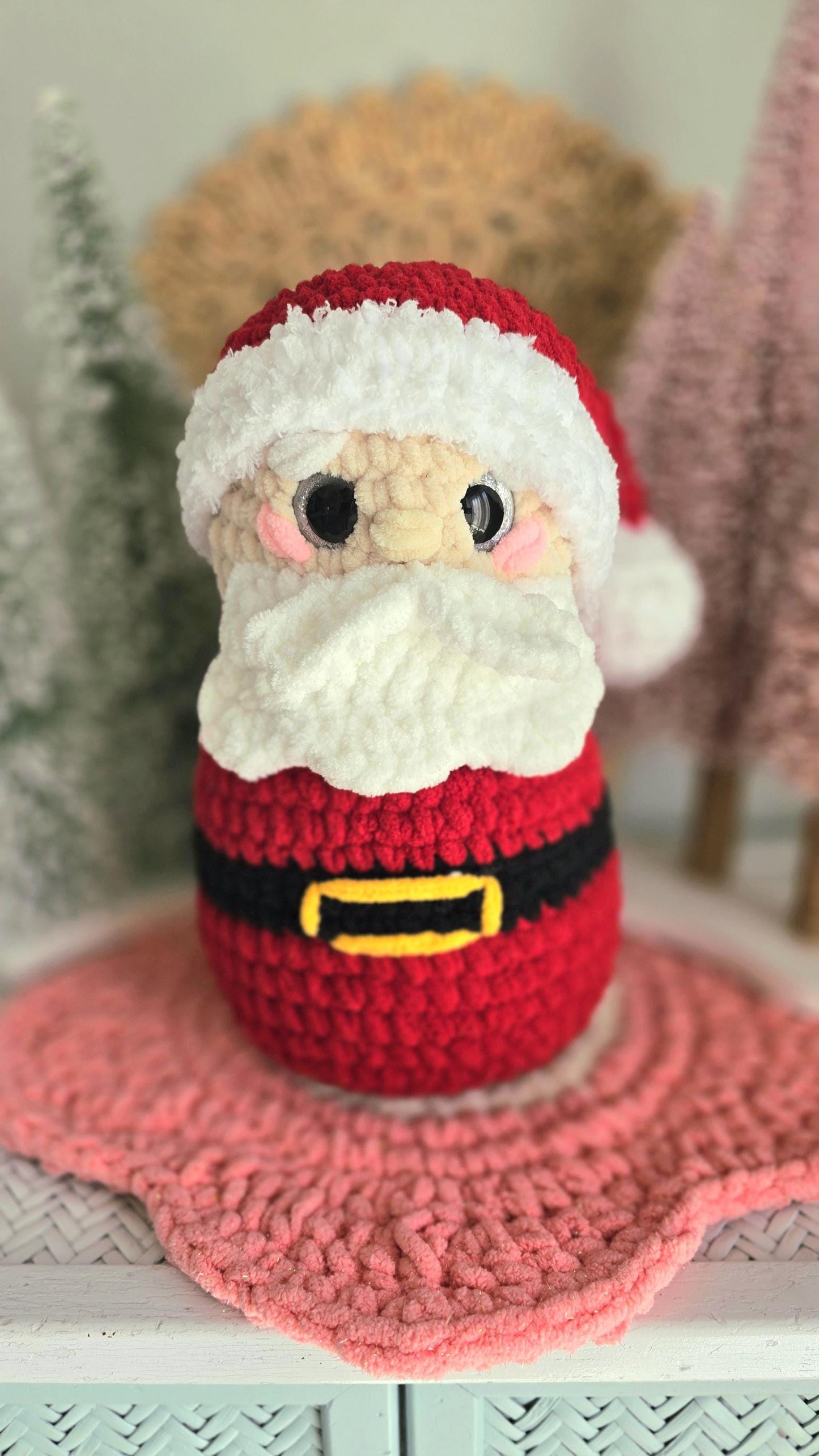 Santa Claus Crochet Pattern, Christmas Pattern, Amigurumi, PDF Download, KnotsMerryYarn