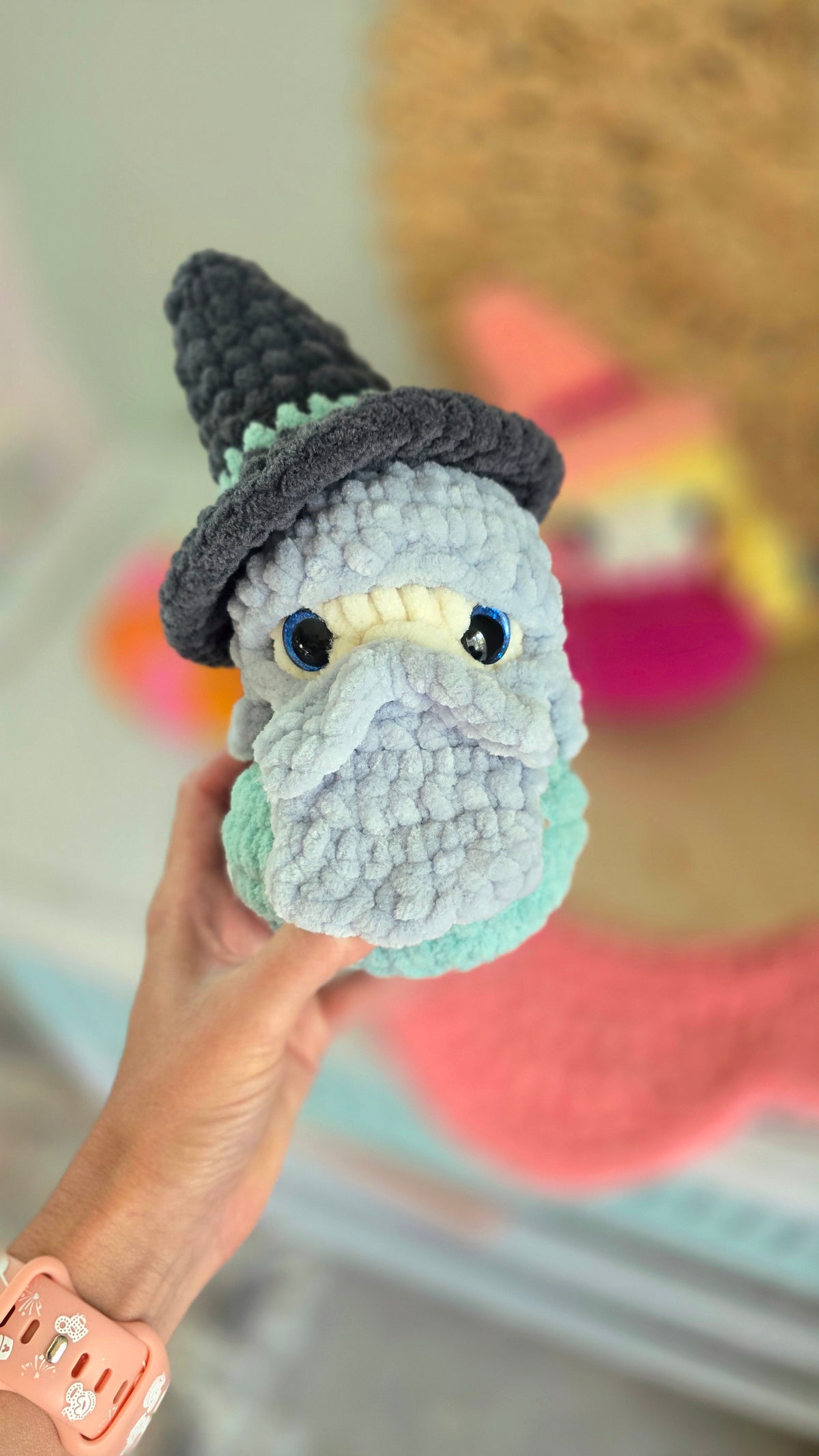 Witch & Wizard Crochet Pattern, Low Sew Halloween Amigurumi Pattern, Plushie PDF, Digital Download
