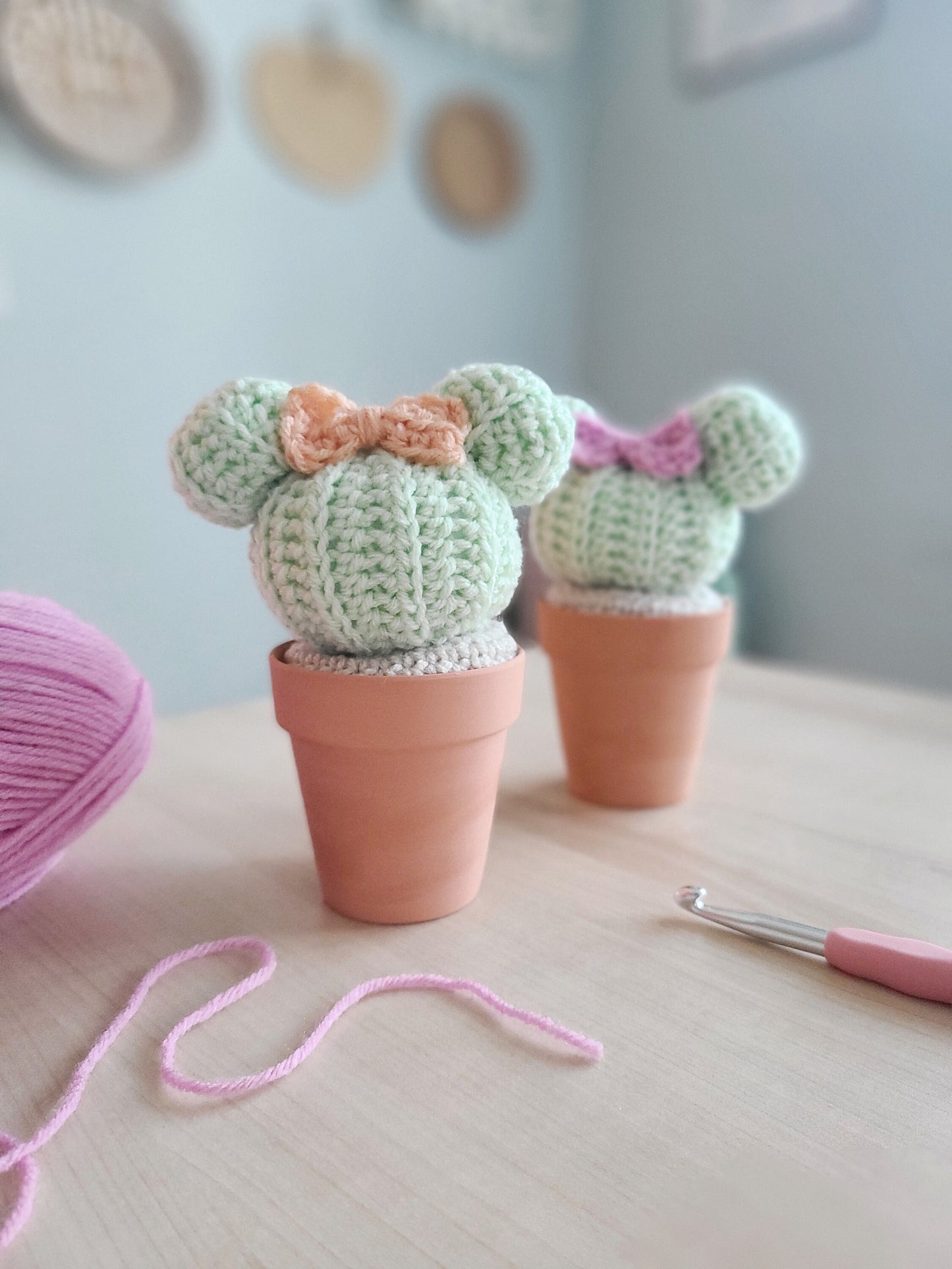 Small Crochet Cactus Pattern, Small Magical Cactus, Amigurumi, PDF Download, KnotsMerryYarn