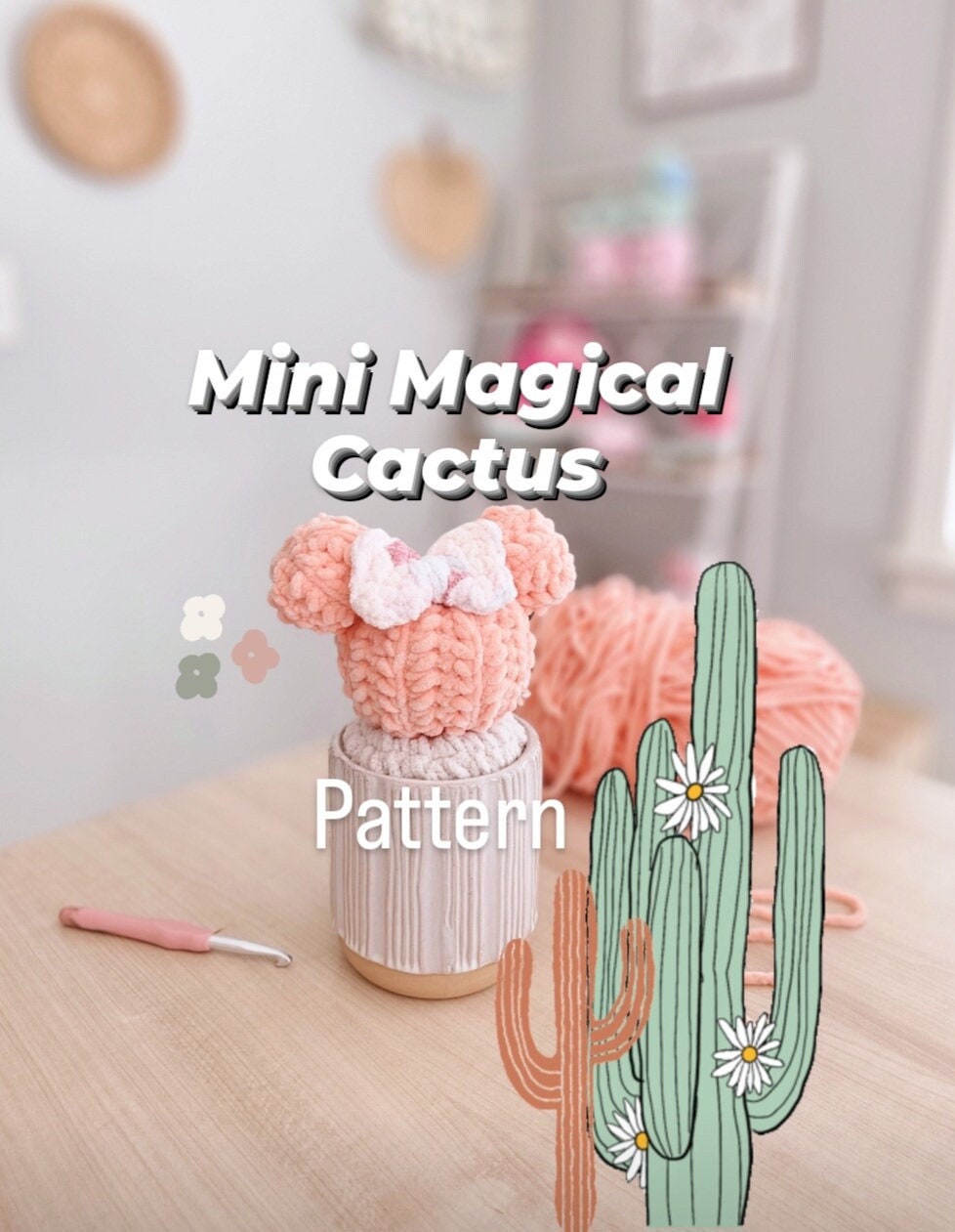 Mini Cactus | CROCHET PATTERN | Instant Download PDF | Mini Magical Cactus