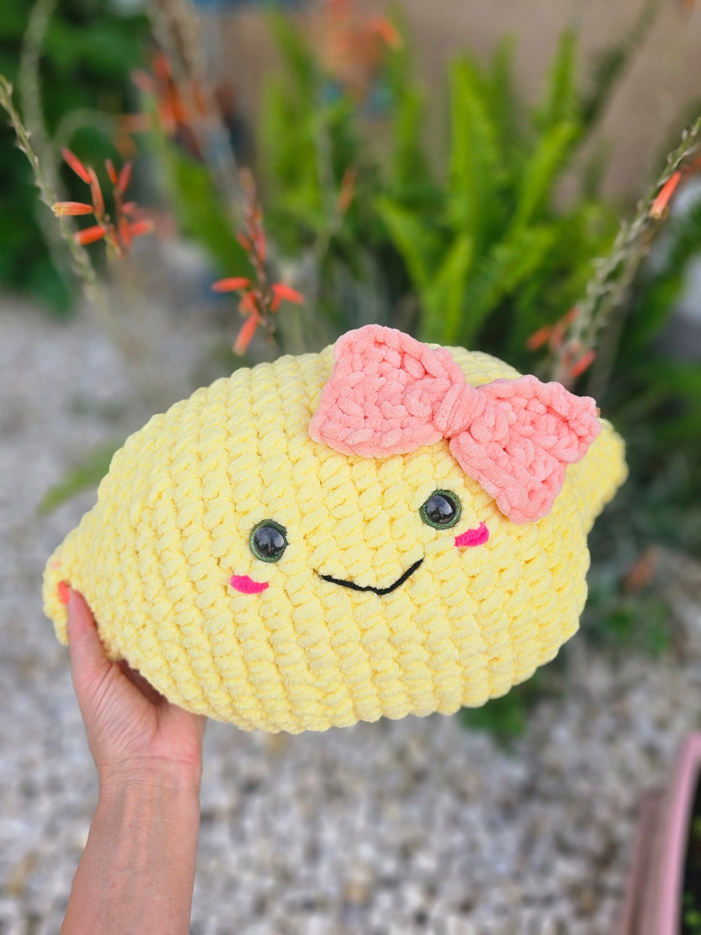 Lemon Plushie Crochet Pattern, Low Sew, Amigurumi, Crochet Food, PDF Download, KnotsMerryYarn