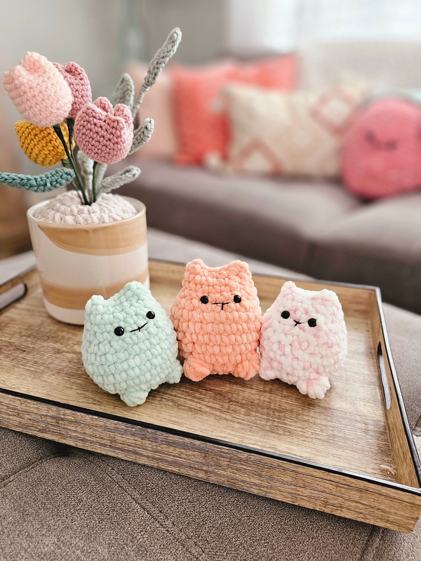 Kitty & Puppy | CROCHET PATTERNS | Low Sew | Instant Download PDF | Pet Lovers Bundle