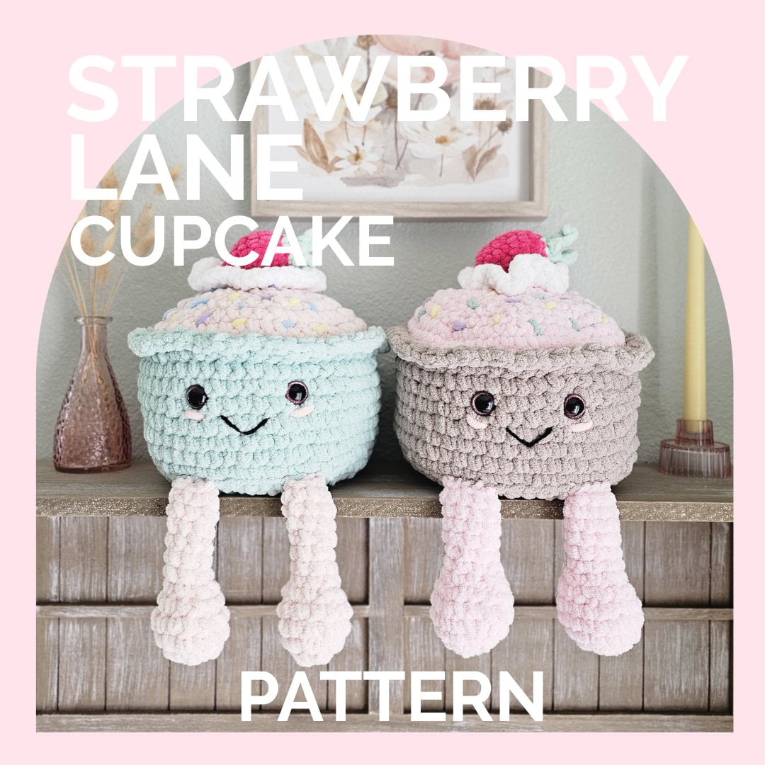 Cupcake | CROCHET PATTERN | Instant Download PDF | Straw Berry Lane