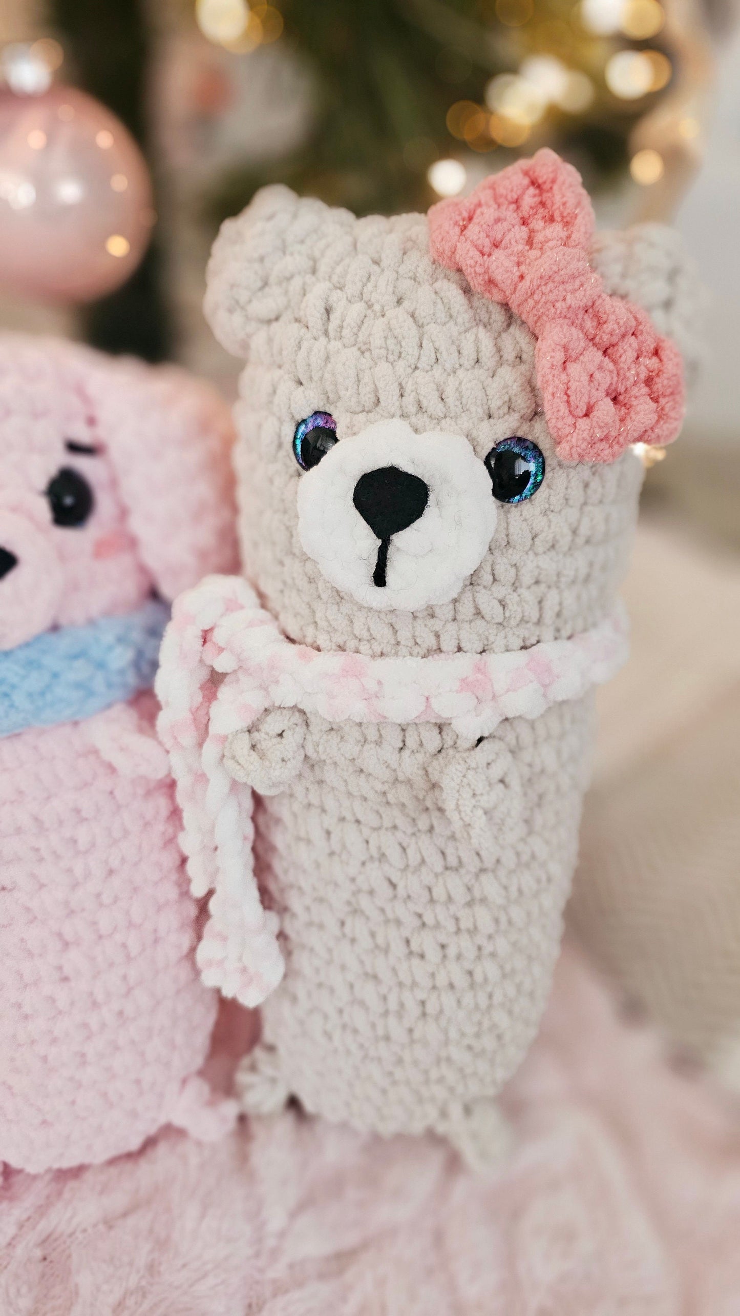 Cuddle Friends Crochet Pattern, 3-1, Dog, Cat, Bear, Plushie, Amigurumi, PDF Download, KnotsMerryYarn