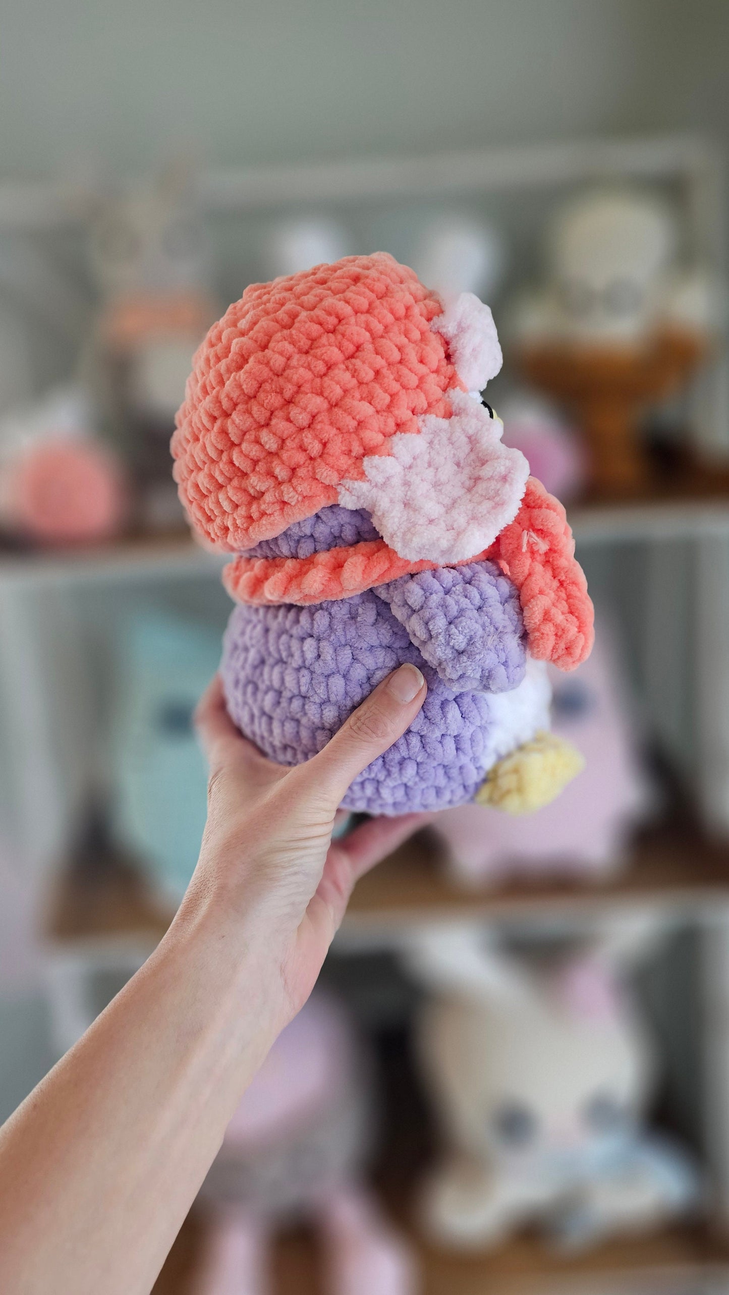 Penguin Crochet Pattern, No Sew, Amigurumi, Peal the Penguin, PDF Download, KnotsMerryYarn