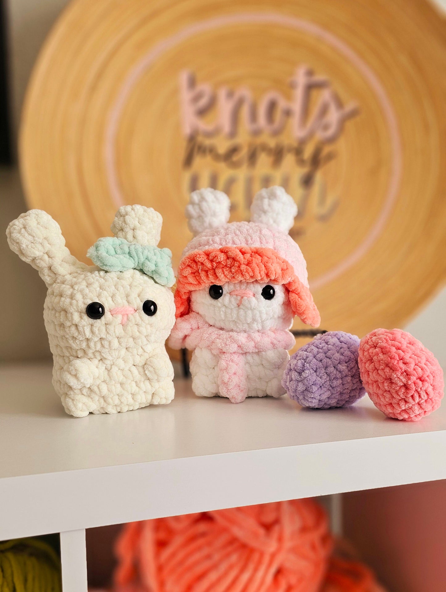 Bunnies | CROCHET PATTERN | No Sew | Instant Download PDF | Benni Bunny & Long Ear Bunny | 2 in 1