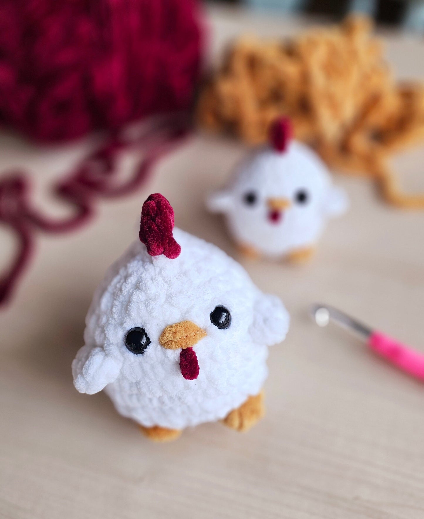 No-Sew Crochet Rooster Pattern, Easy Beginner Amigurumi (PDF Download)