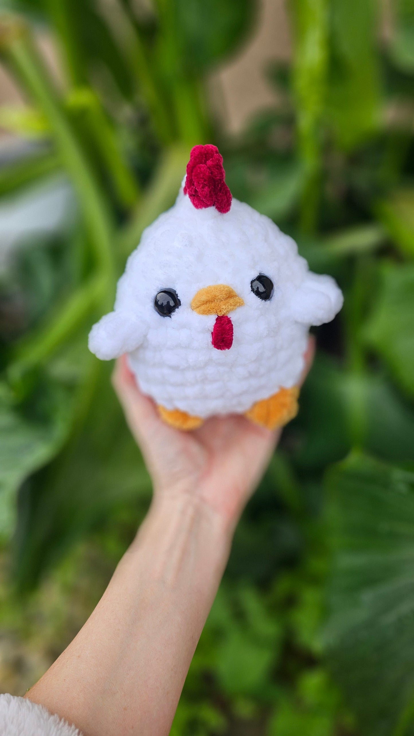 Rooster Crochet Pattern, Beginner Friendly, Plushie, Amigurumi, PDF Download, KnotsMerryYarn