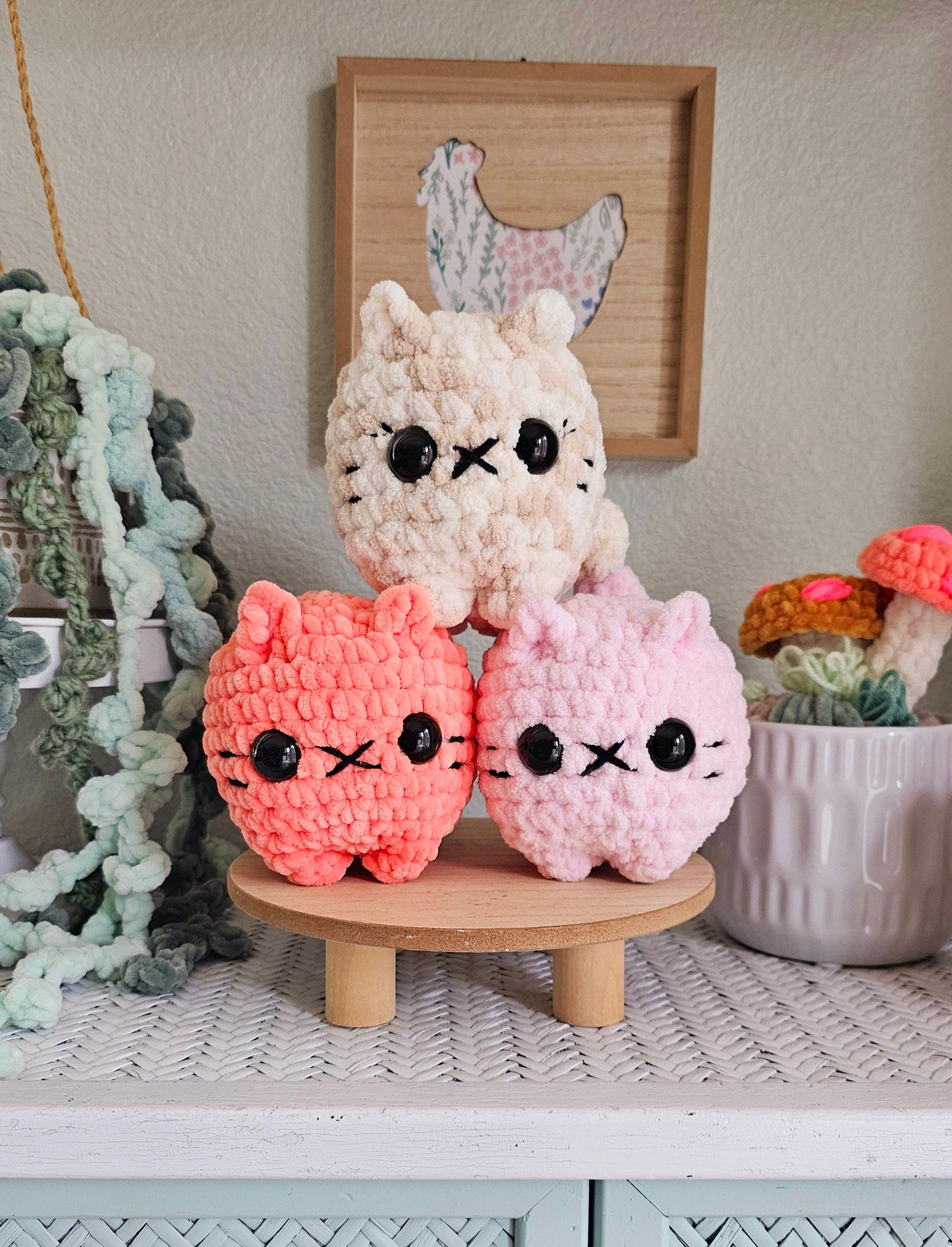 Cat | CROCHET PATTERN | Instant Download PDF | No Sew Option | Amigurumi | Chunky Cat | Fat Cat | Easy Crochet Pattern | Chubby Cat Plushie