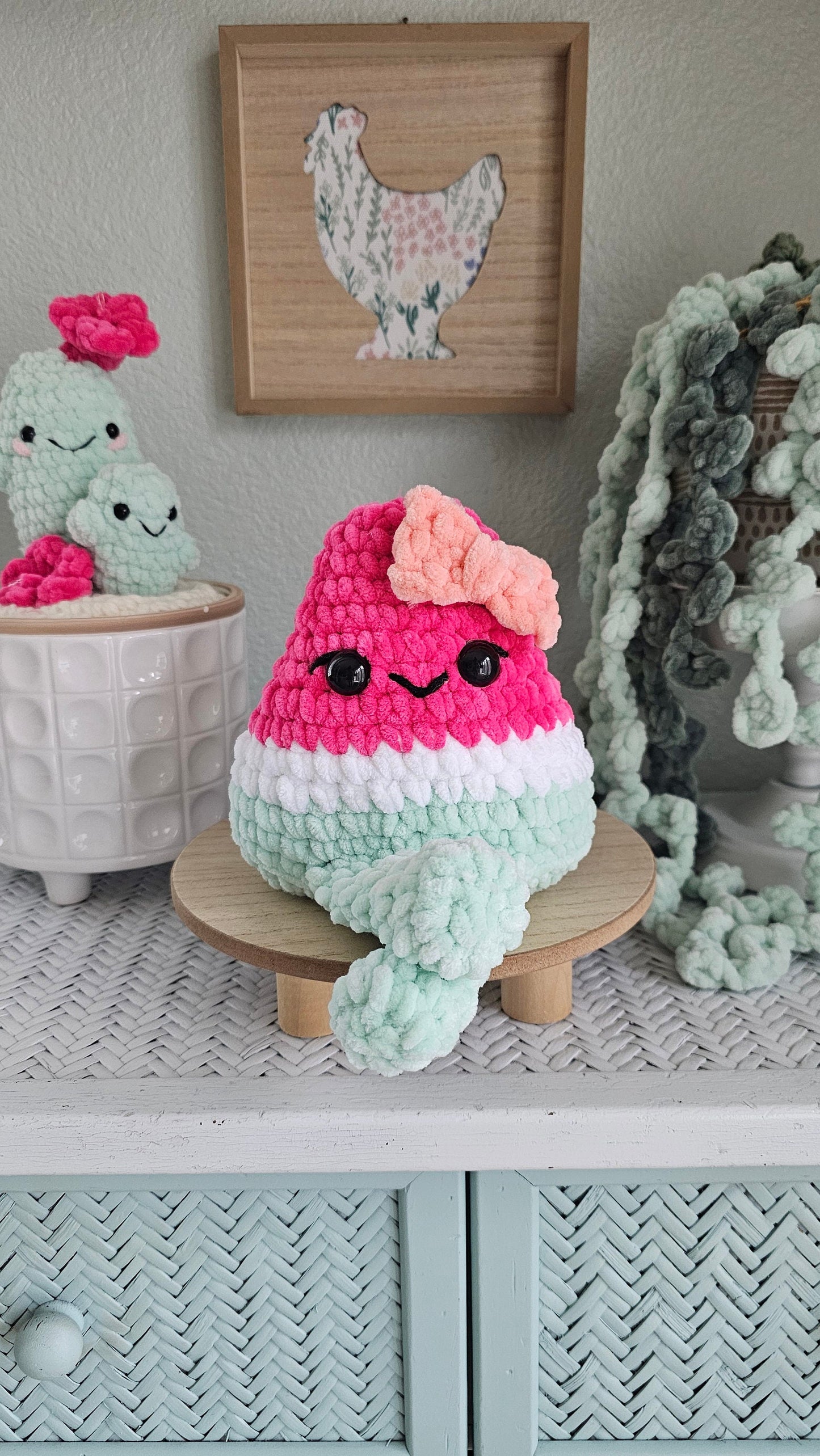 4th of July Bundle | CROCHET PATTERN | Instant Download PDF | Low Sew | Ice Cream | Watermelon | Corn Dog