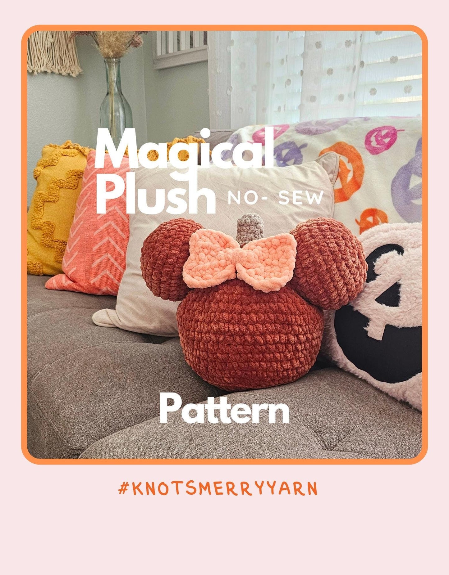 Pillow | CROCHET PATTERN | Low Sew | Instant Download PDF | Crochet Pillow |  Magical Plush | Amigurumi Crochet Pillow | Crochet Plushies