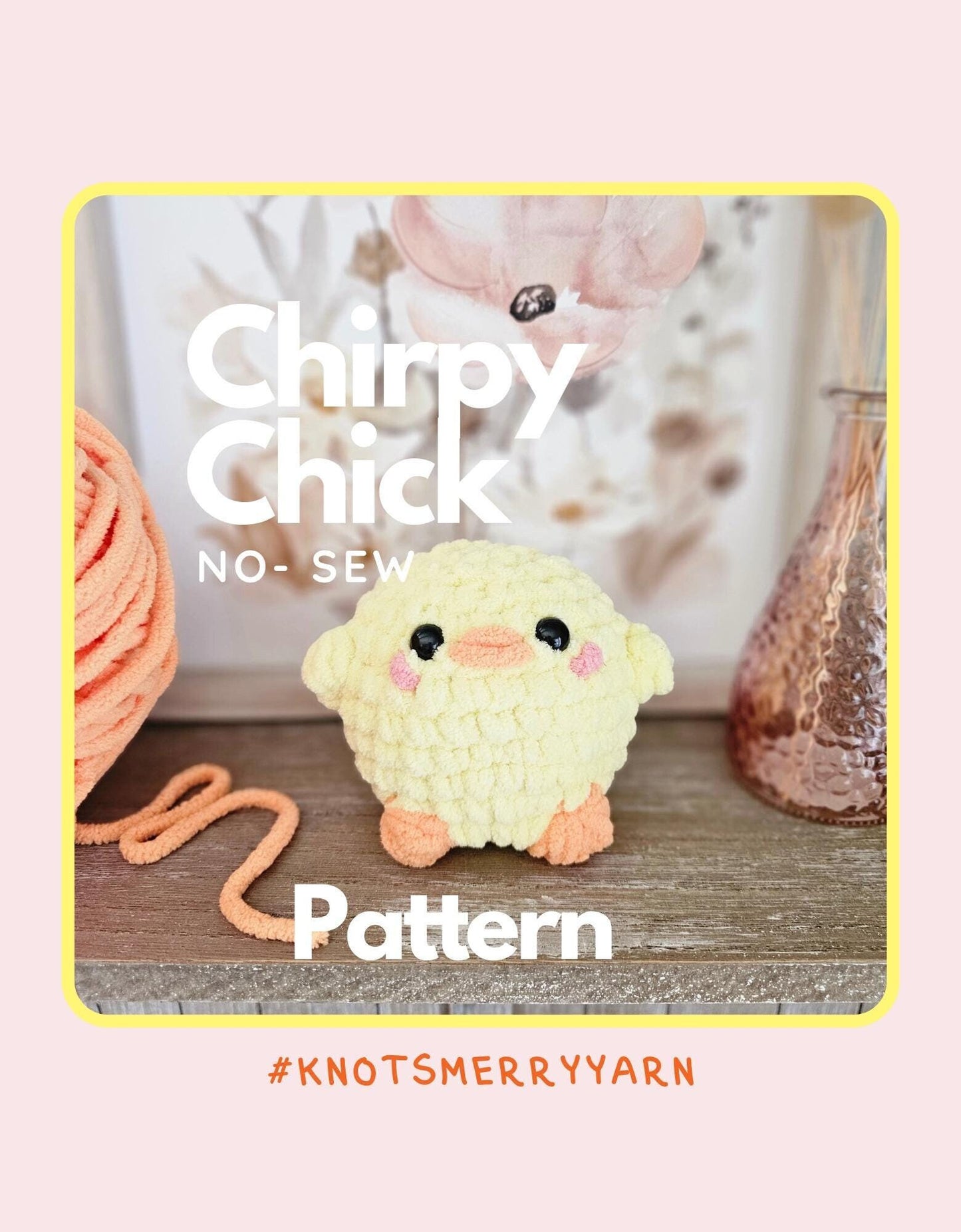 Chicken | CROCHET PATTERN | No Sew | Instant Download PDF | Chirpy Chick