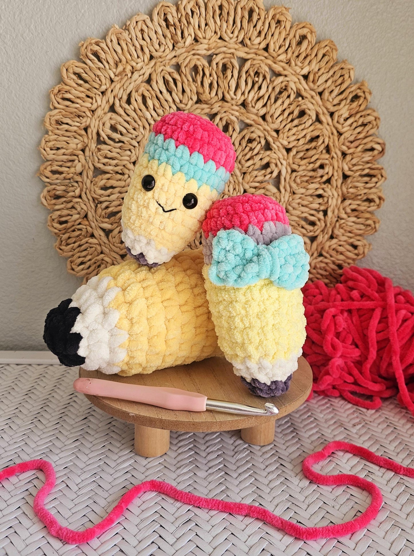 Pencil Crochet Pattern, No Sew, Amigurumi, PDF Download, KnotsMerryYarn