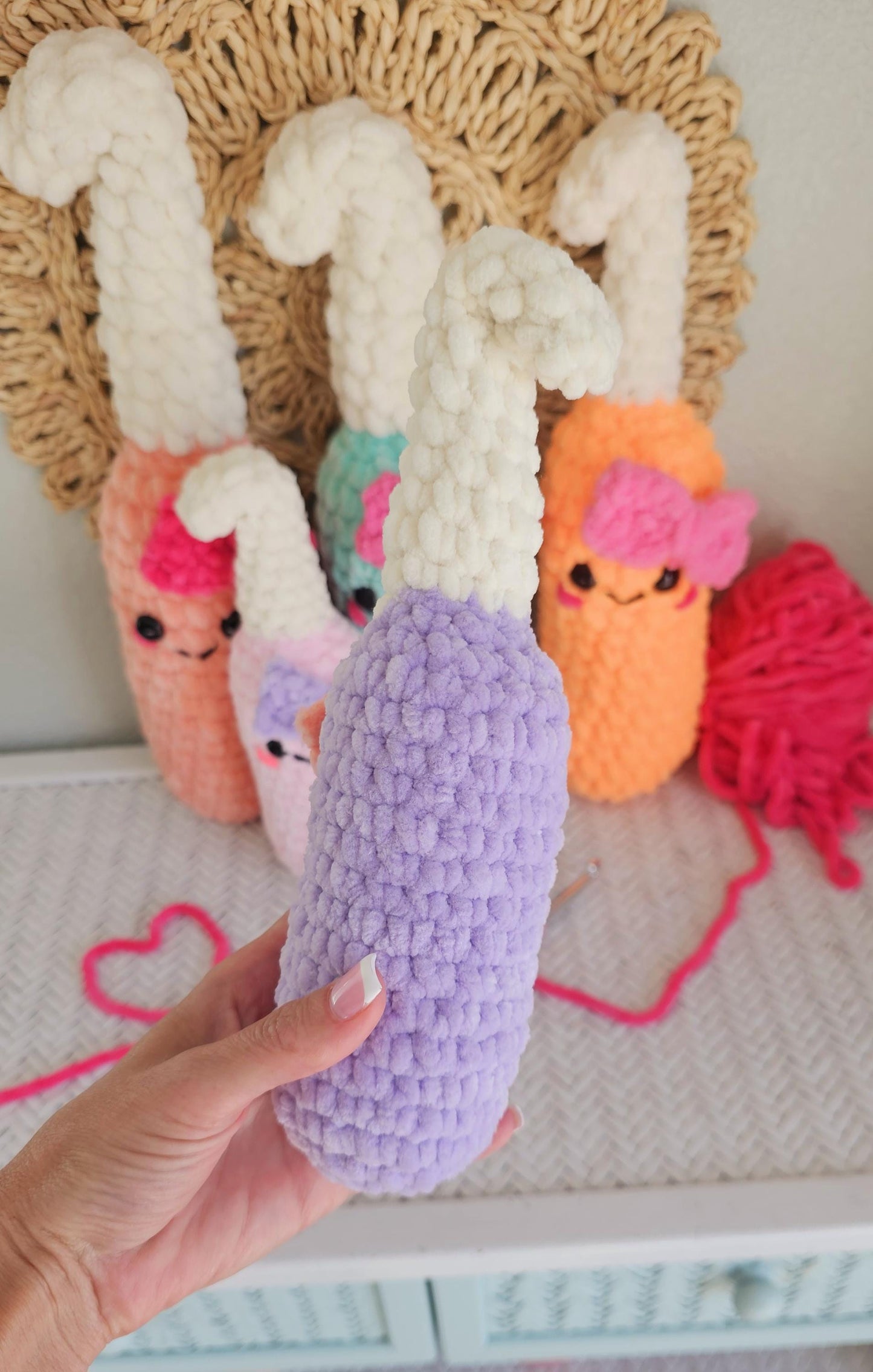 Crochet Hook Amigurumi Pattern PDF, No Sew Crochet Hook Plush, Beginner Friendly Amigurumi, Gift for Crocheter, Fun Crochet Pattern
