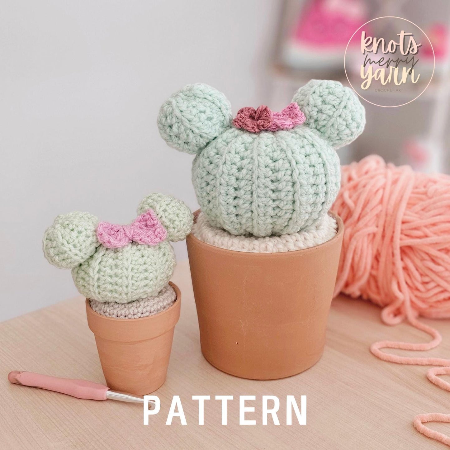 Magical Cactus Bundle | CROCHET PATTERN | Low Sew | Instant Download PDF