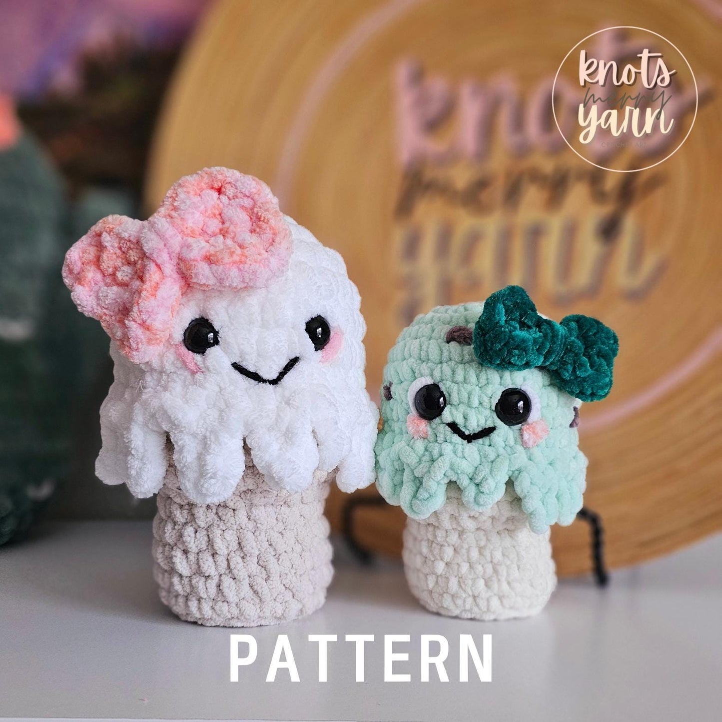 Ice Cream Cone | CROCHET PATTERN | Instant Download PDF | Drippy Cone