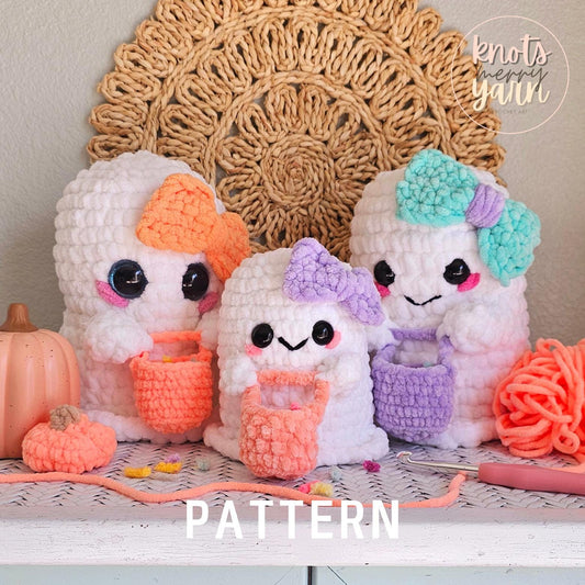 Ghost | CROCHET PATTERN | No Sew | Instant Download PDF | Sweet Spirits