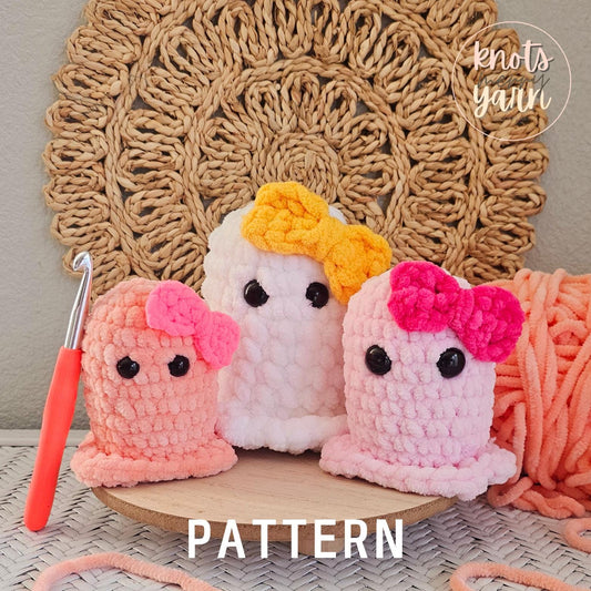 Ghost | CROCHET PATTERN | No Sew | Instant Download PDF | Spooks