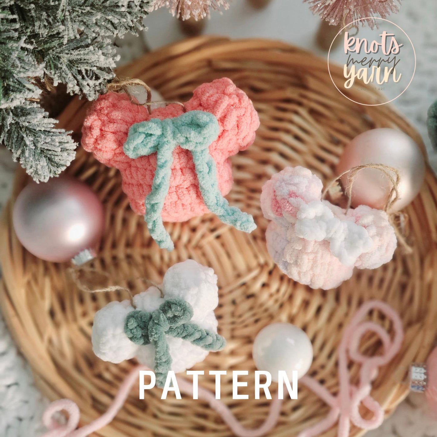 Car Accessory Crochet Pattern, No Sew, Magical Ornament, Hanging Car charm, PDF Download, KnotsMerryYarn