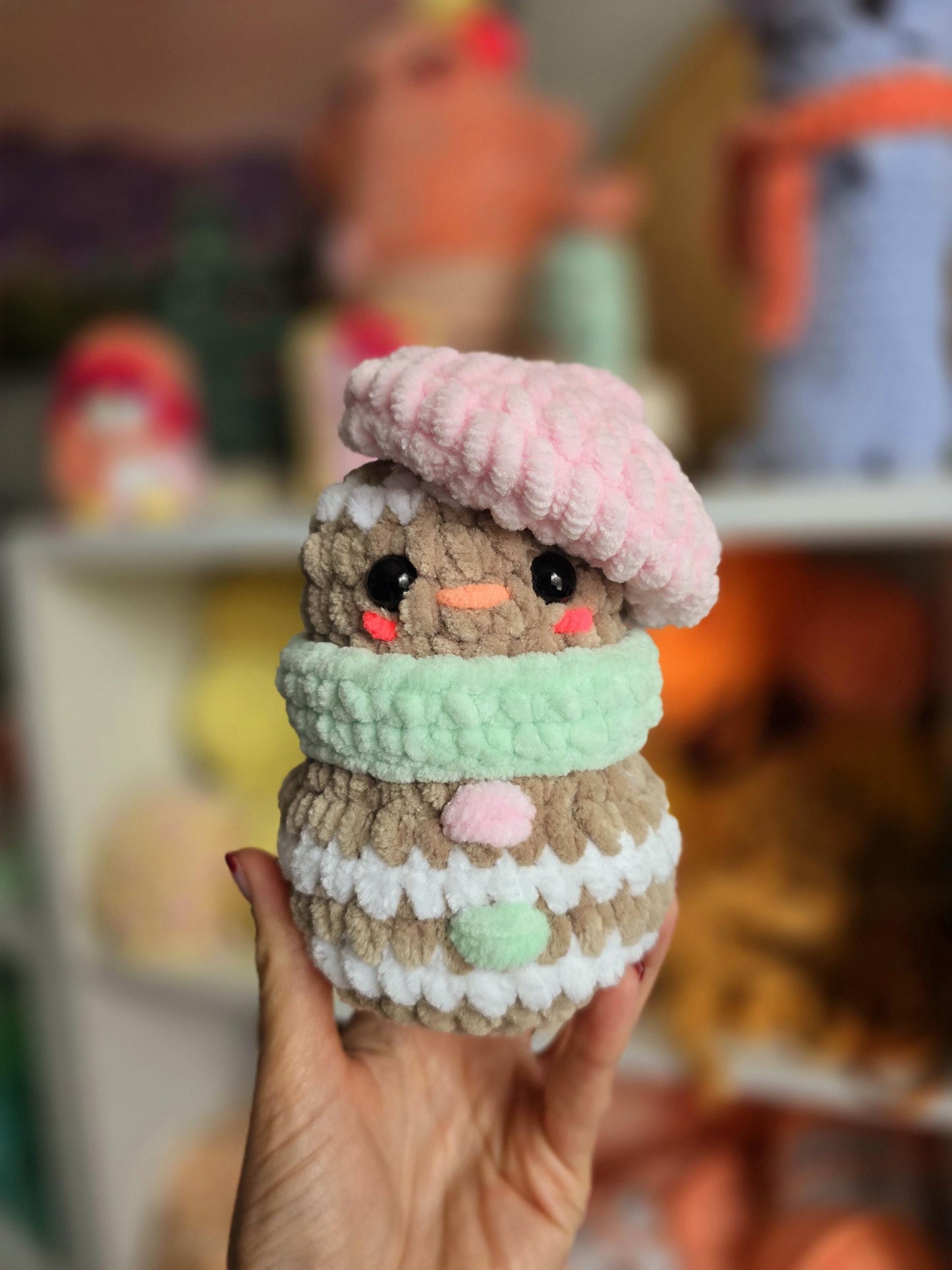 Baby Snowman Crochet Pattern, Christmas Crochet Pattern, Amigurumi, Baby Charlie, PDF download, KnotsMerryYarn