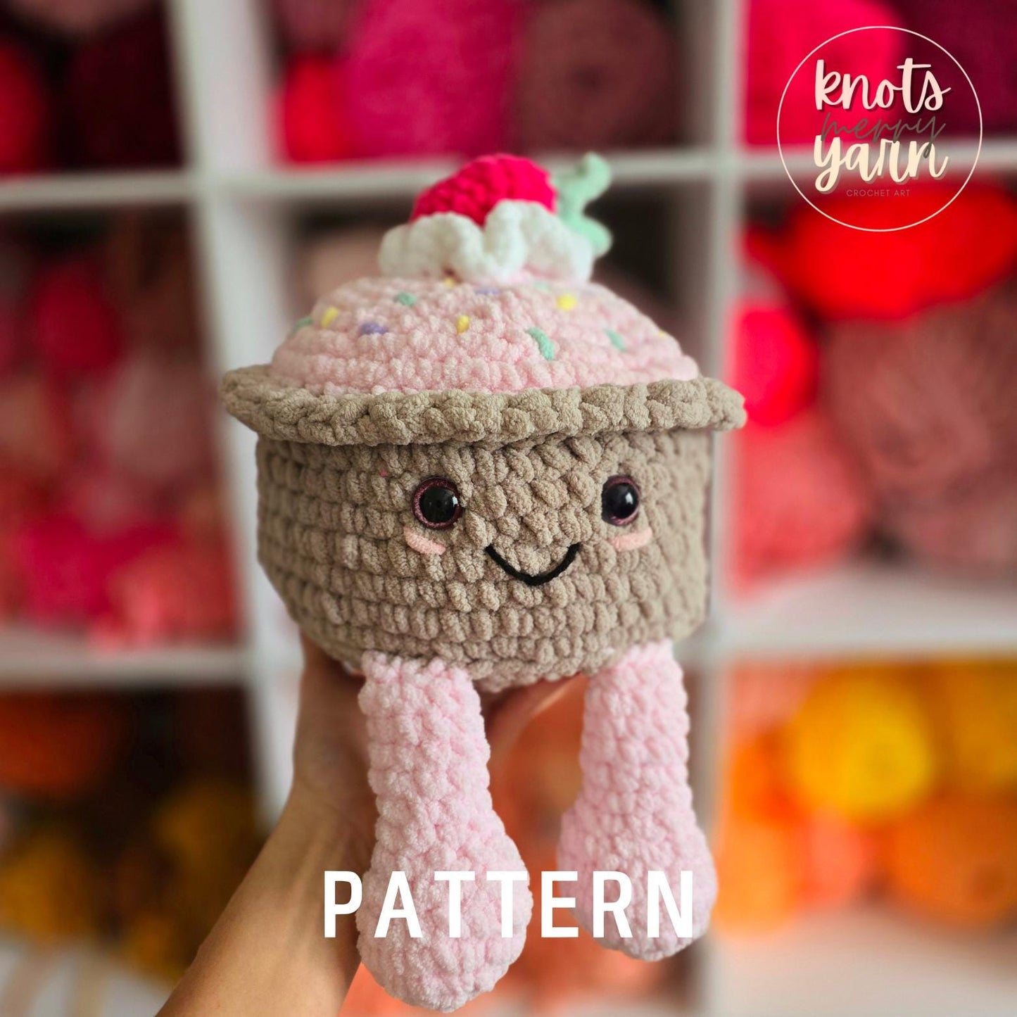 Cupcake | CROCHET PATTERN | Instant Download PDF | Straw Berry Lane