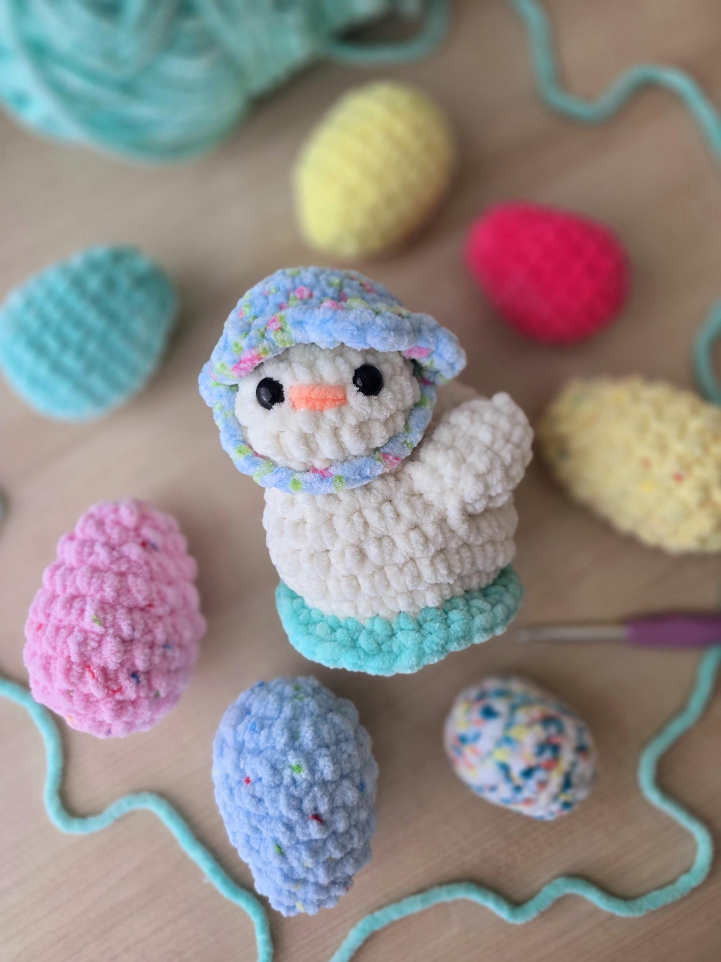 Duck and Swan Crochet Pattern, Amigurumi, No Sew, PDF Download, KnotsMerryYarn