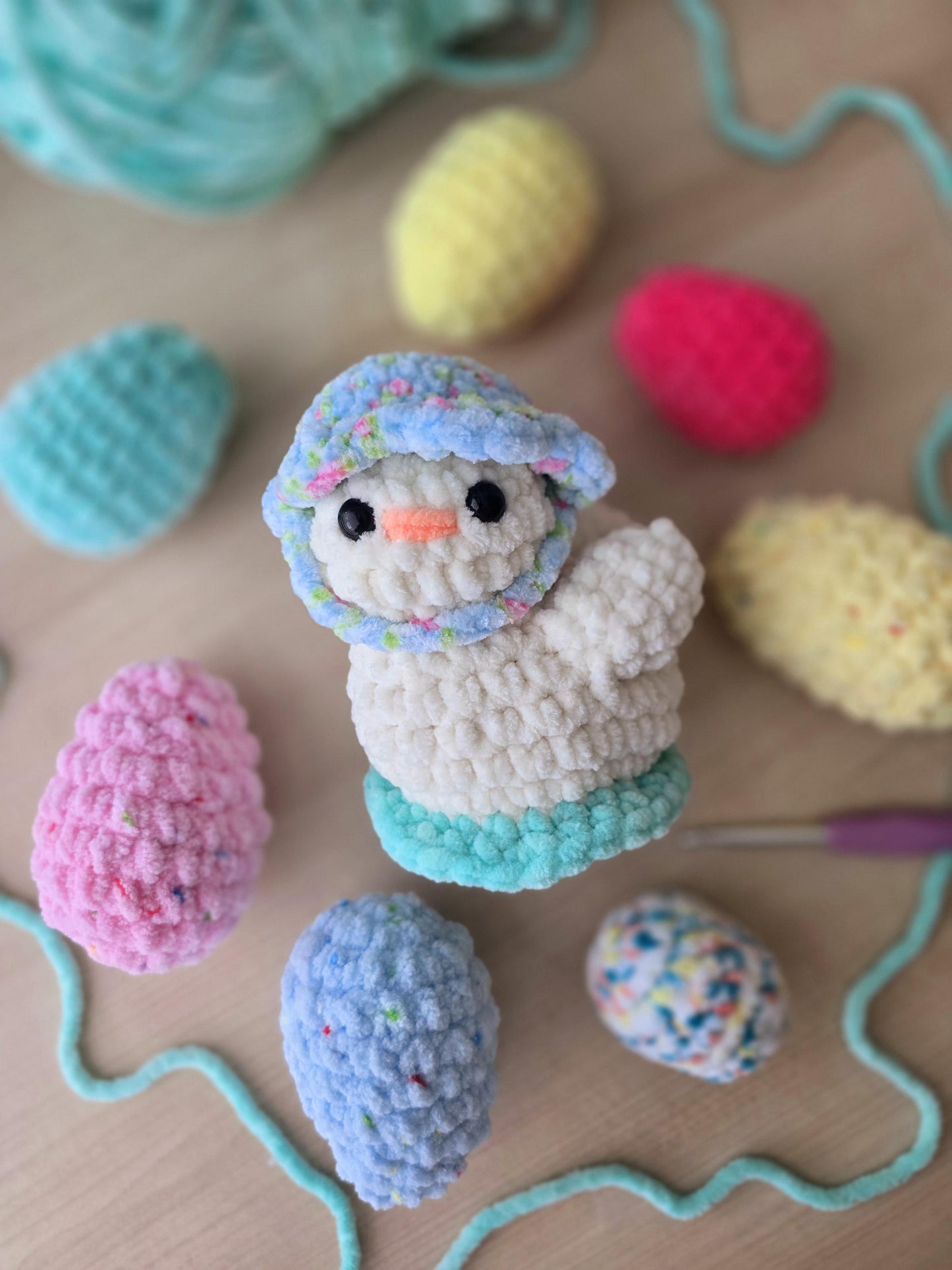 Duck and Swan | CROCHET PATTERN | No Sew | Low Sew | Instant Download PDF | Amigurumi | Baby Geese | Easter Décor
