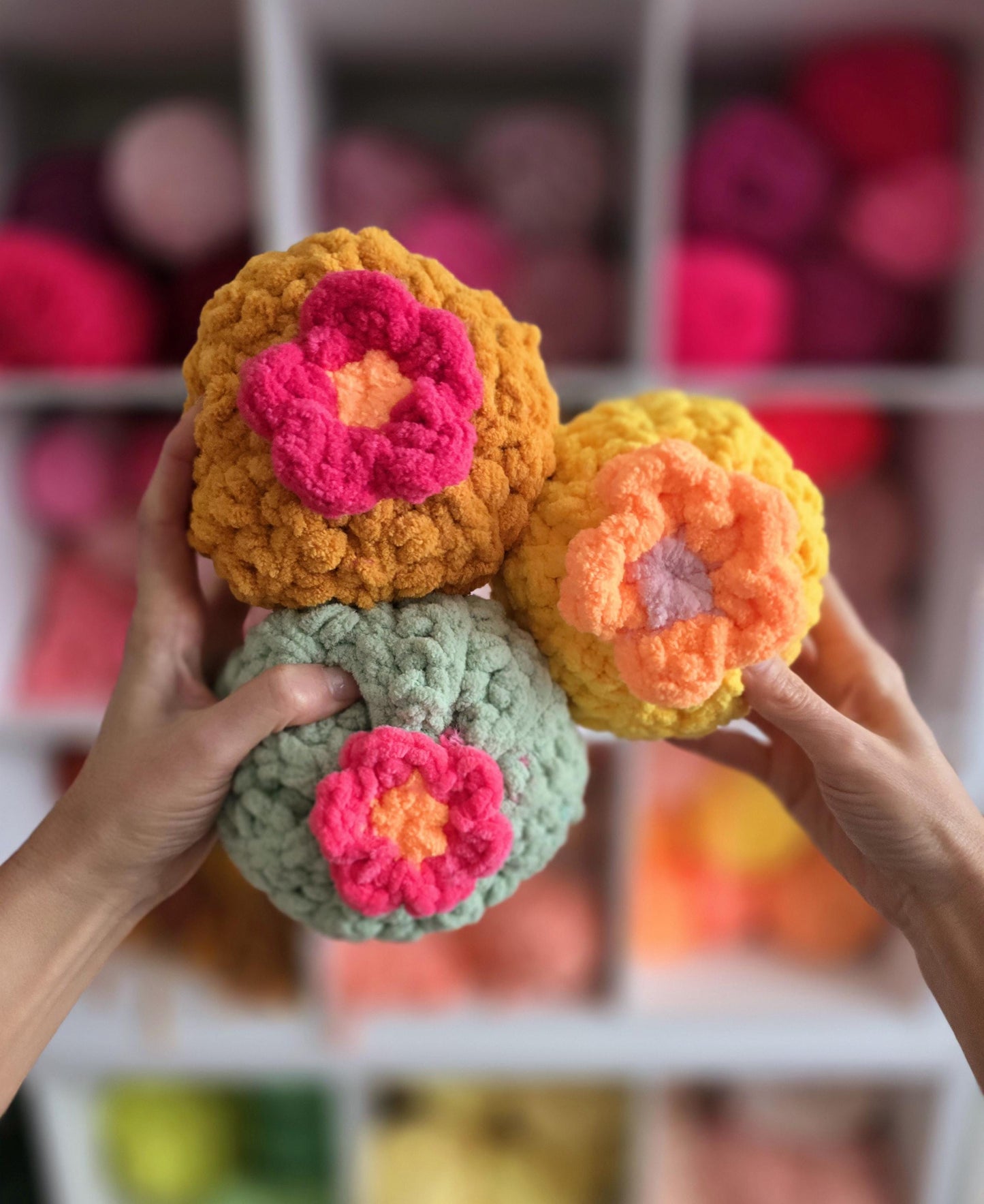 Puffy Crochet Cactus Pattern PDF, Beginner Amigurumi Plant, Easy No Sew Plush Succulent, Small Potted Plant Decor