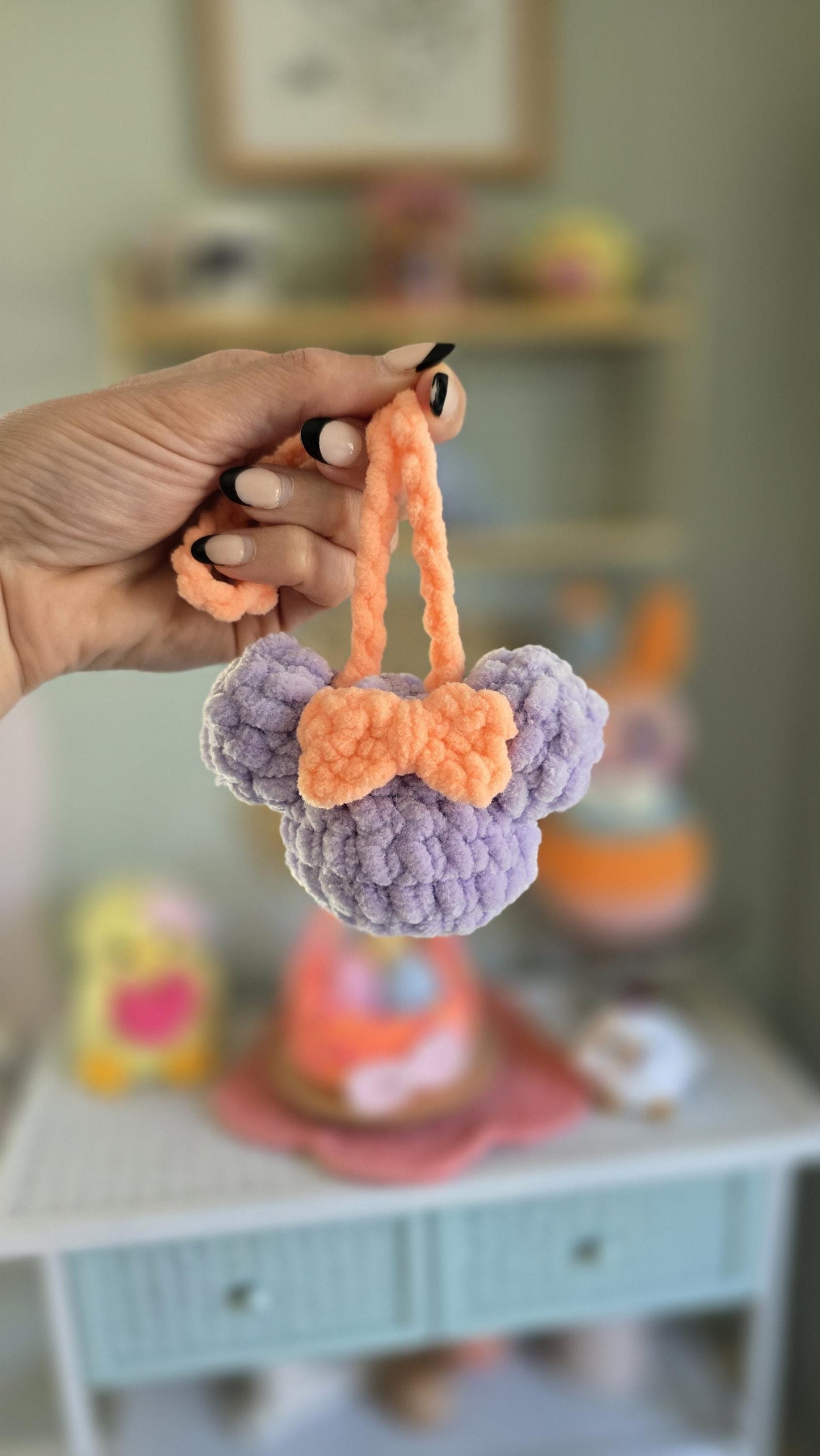 Car Accessory Crochet Pattern, No Sew, Magical Ornament, Hanging Car charm, PDF Download, KnotsMerryYarn
