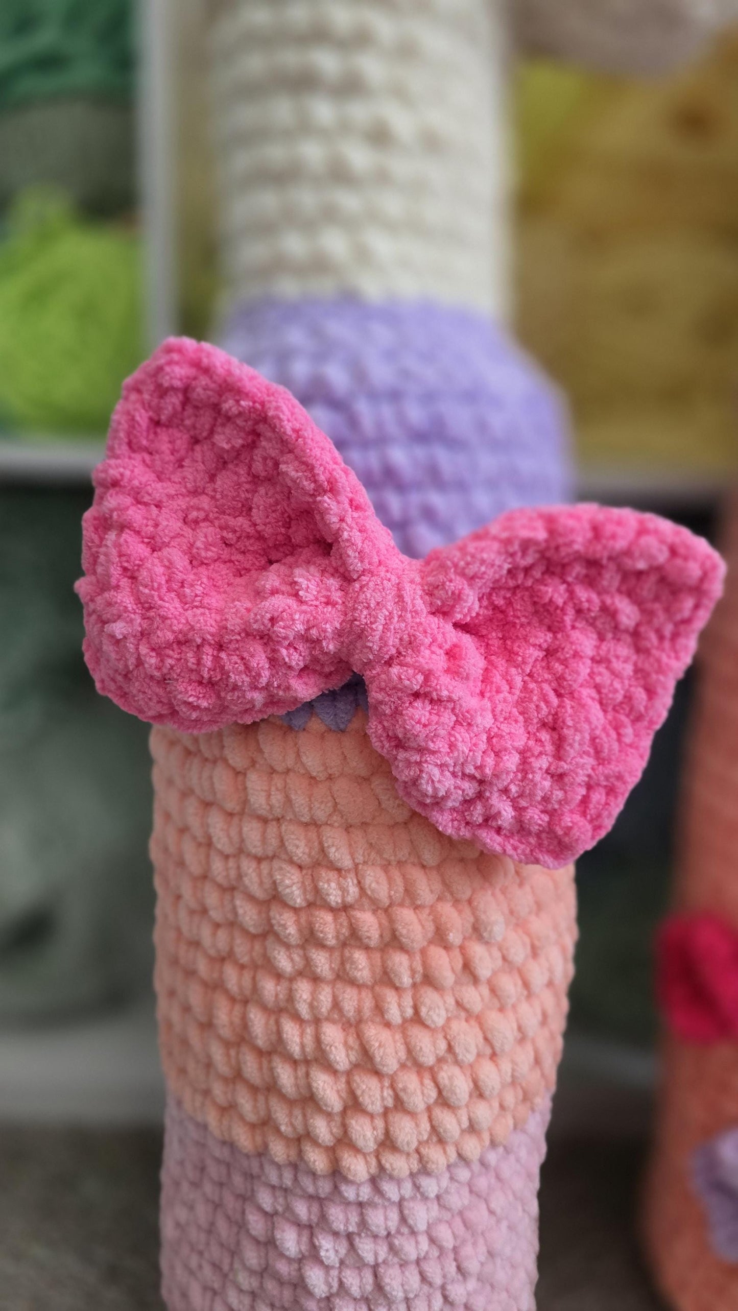 Jumbo Crochet Hook Plushie Pattern, No-Sew, Amigurumi, PDF Download, KnotsMerryYarn