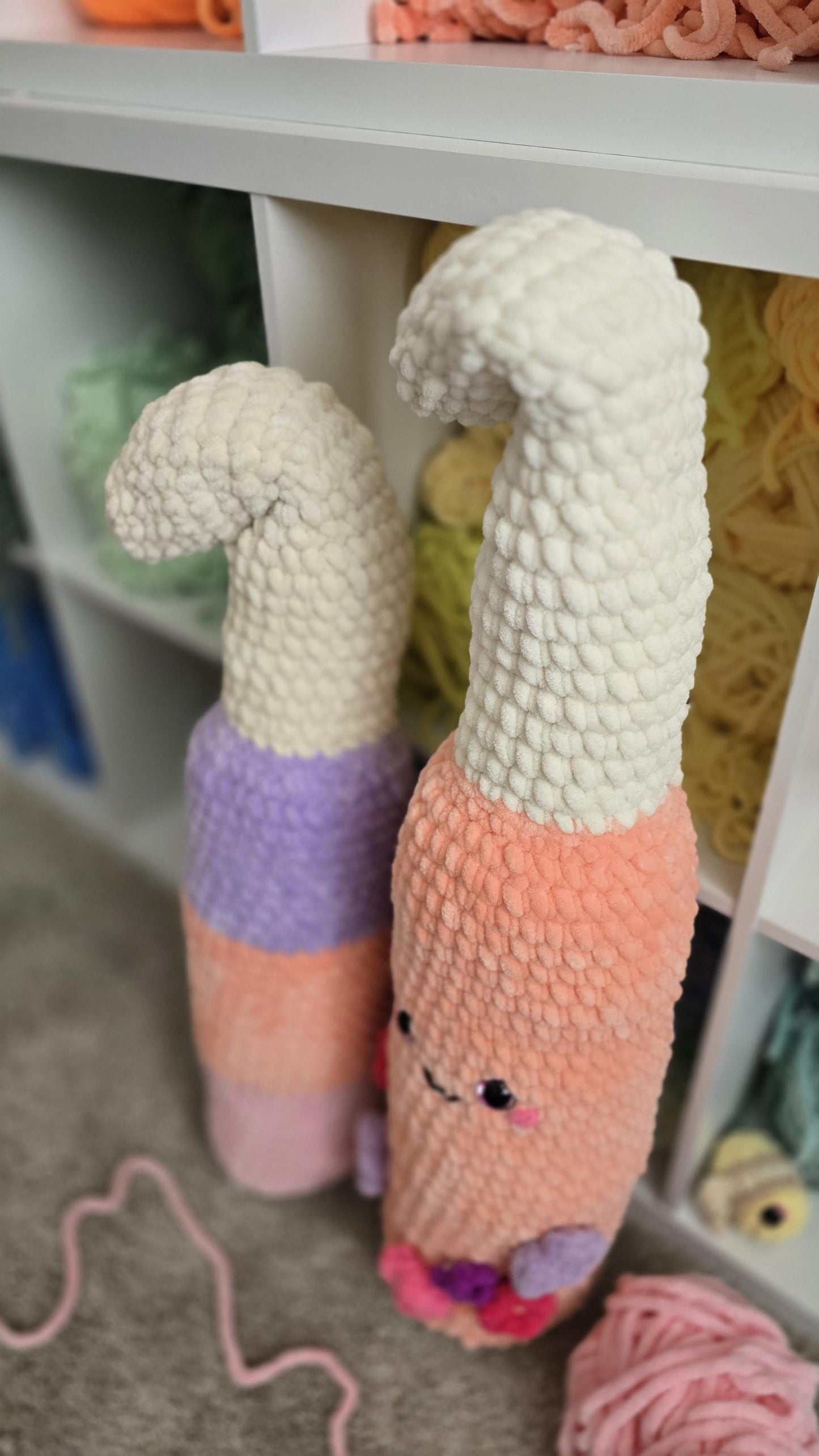 Jumbo Crochet Hook Plushie Pattern, No-Sew, Amigurumi, PDF Download, KnotsMerryYarn