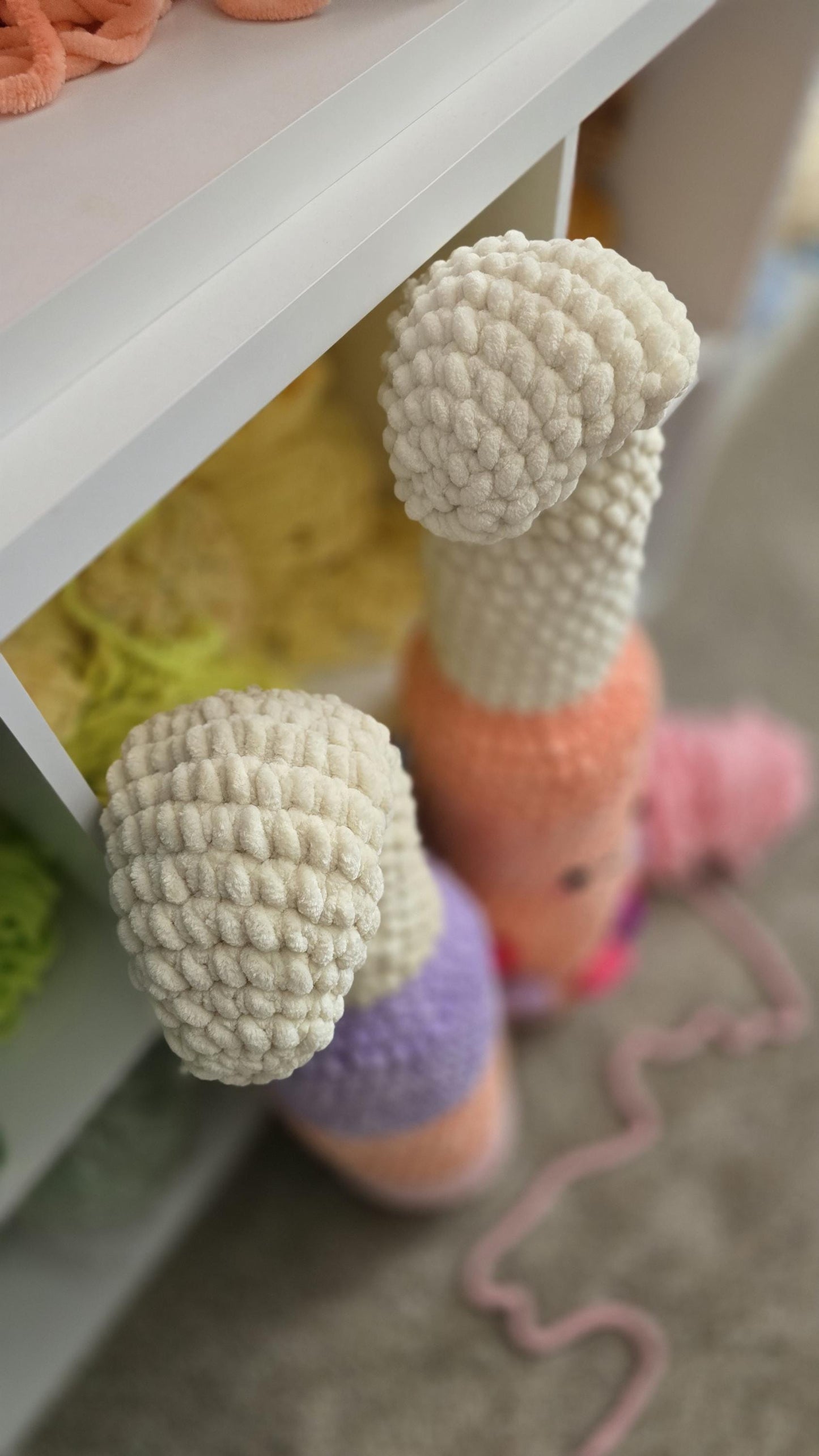 Jumbo Crochet Hook Plushie Pattern, No-Sew, Amigurumi, PDF Download, KnotsMerryYarn