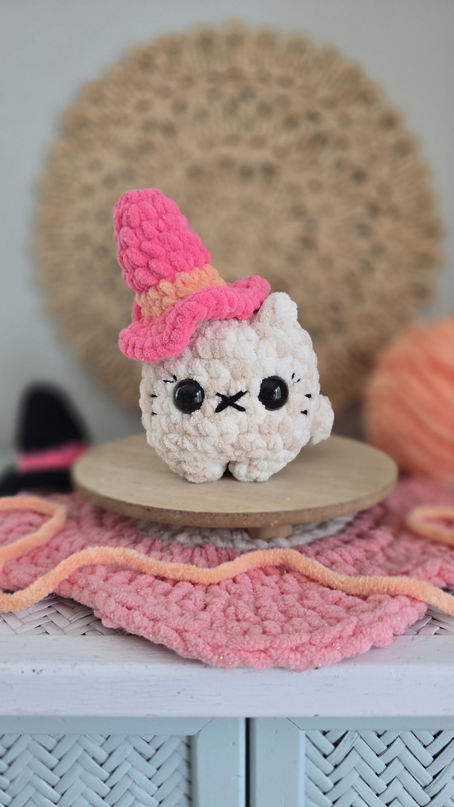 Witch Hat Crochet Pattern, Halloween, Beginner Friendly, No-Sew, PDF Download, KnotsMerryYarn