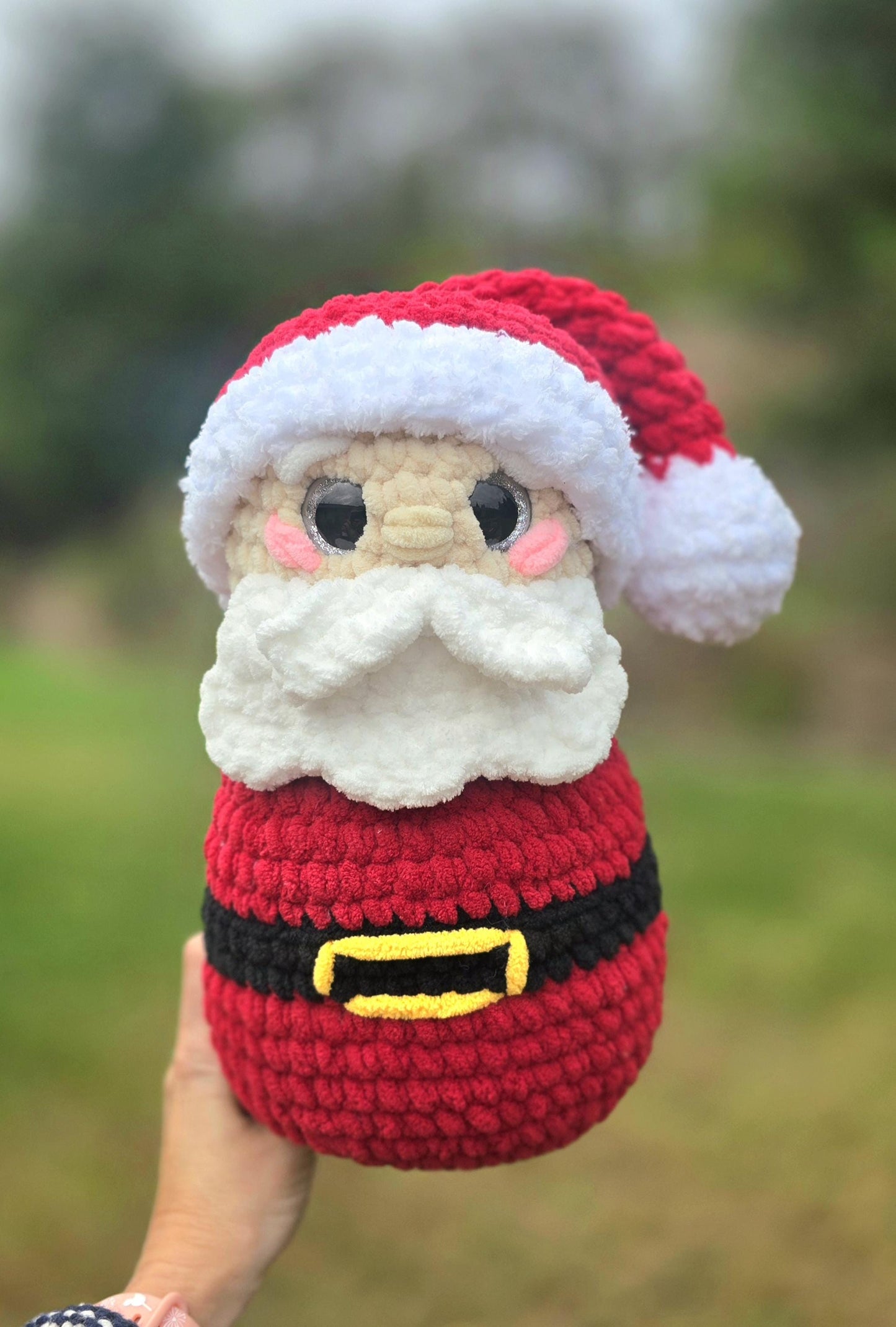 Santa Claus Crochet Pattern, Christmas Pattern, Amigurumi, PDF Download, KnotsMerryYarn