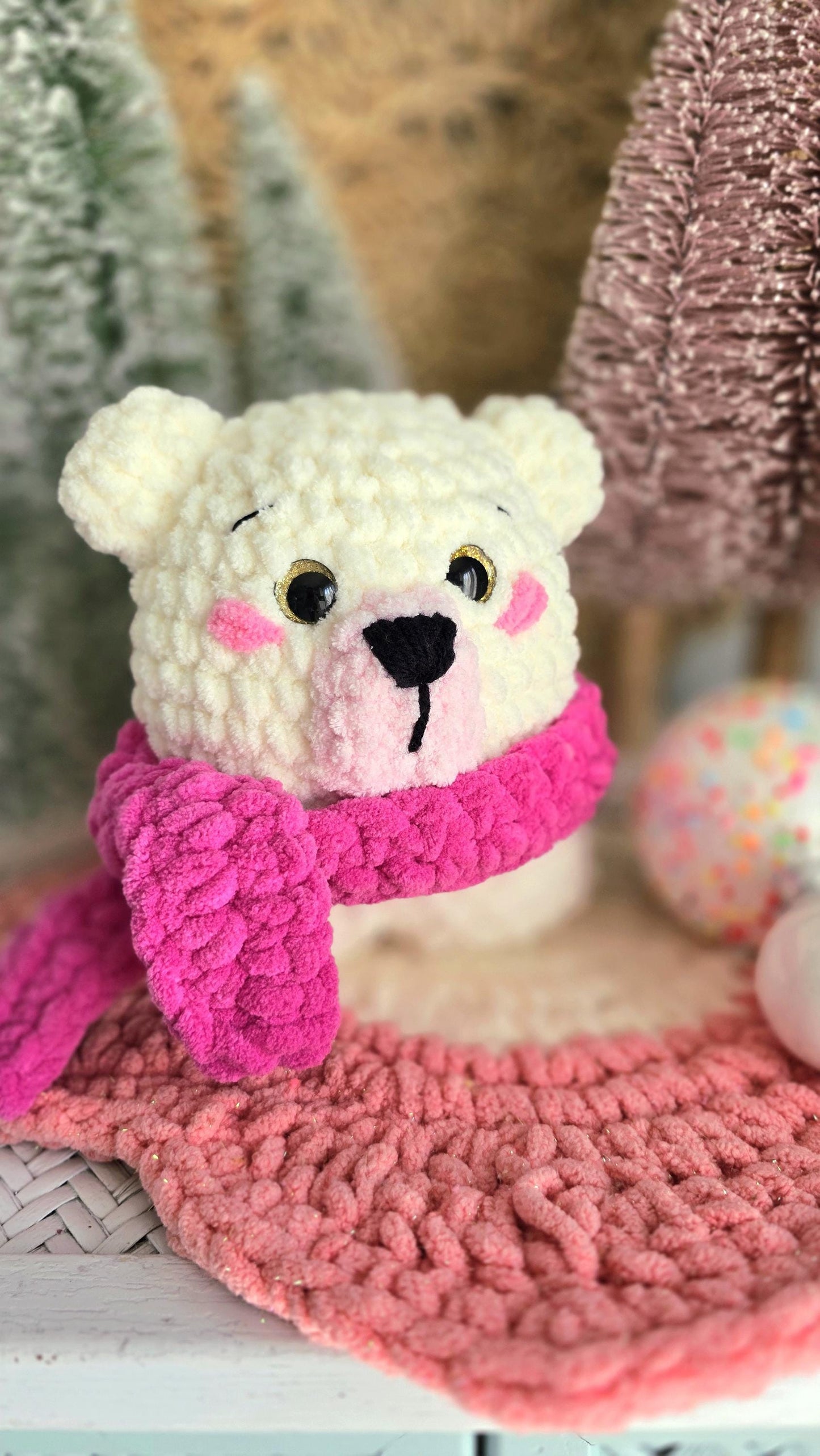Bear Crochet Pattern, Amigurumi, Forest Animal, Little Bear, PDF Download, KnotsMerryYarn
