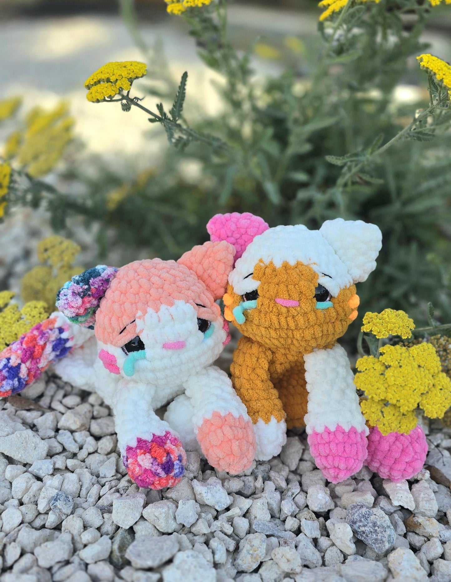 Crochet Cat Pattern | Low Sew | Amigurumi Cat Pattern | Snuggler Crochet Plush | Stuffie | Easy Crochet Animal Pattern | Sad Kitty