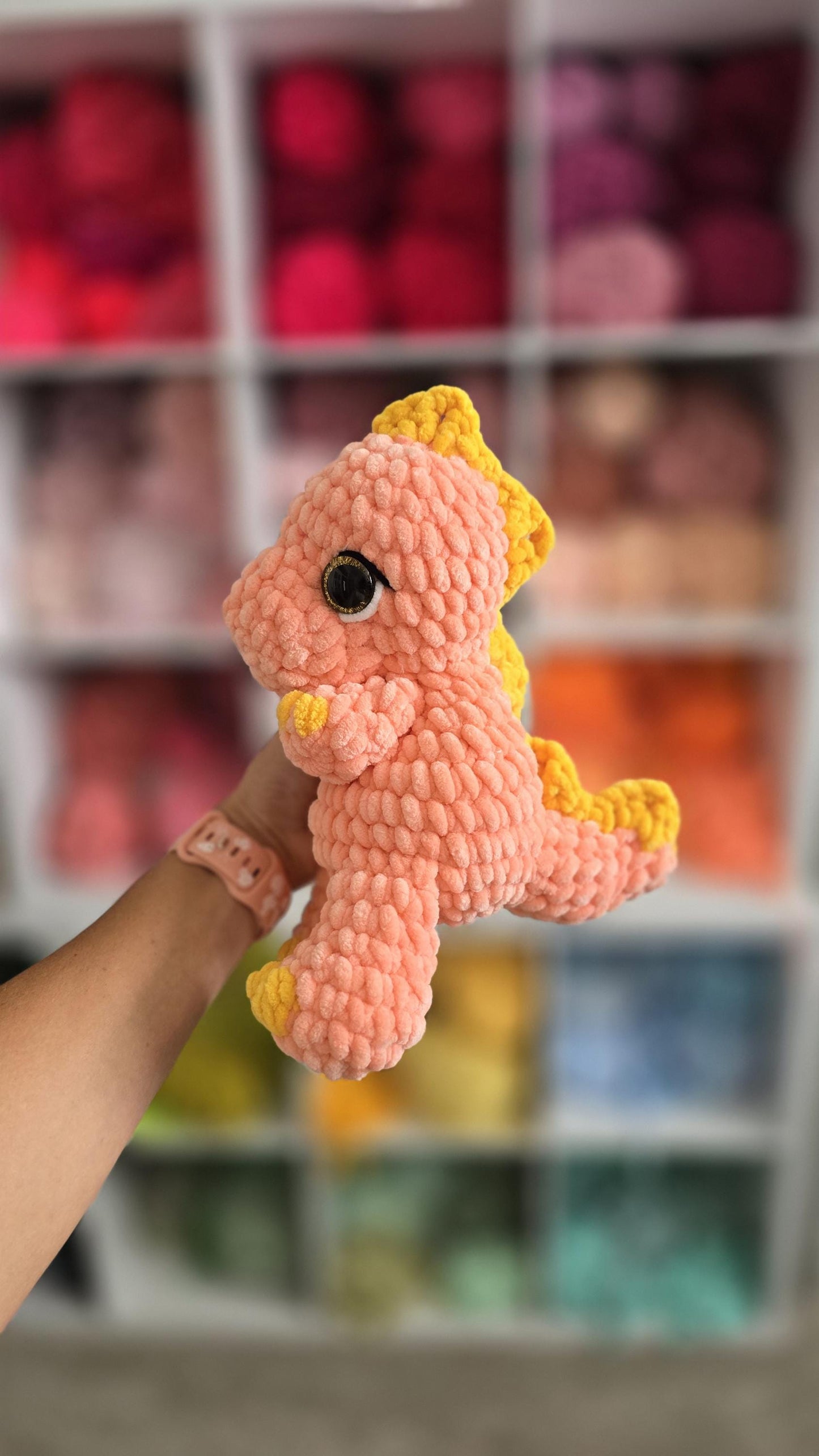 Low-Sew Dinosaur Crochet Pattern: Triceratops and Stegosaurus, Amigurumi, Plushie, Baby Dinosaur, Dino Babies